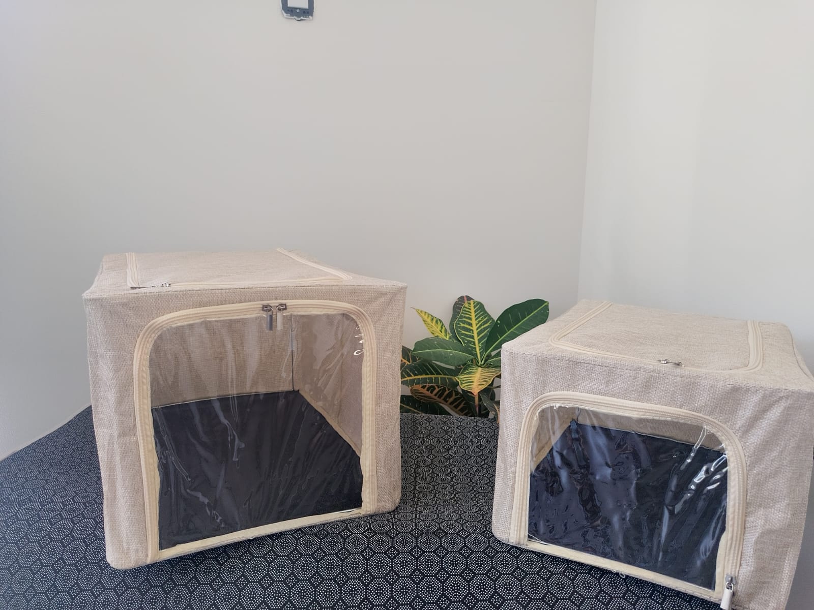 Caja organizadora de tela mediana