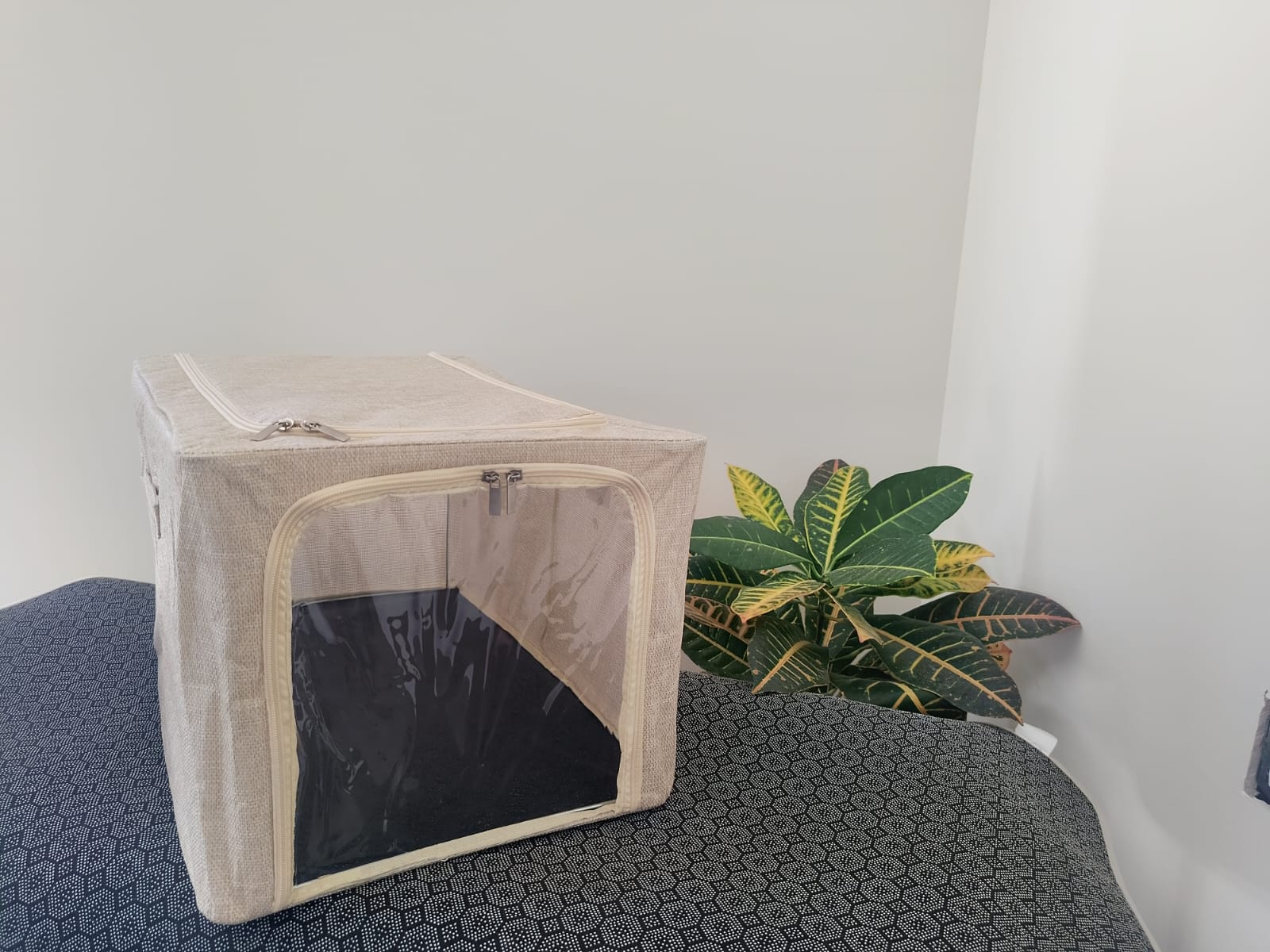 Caja organizadora de tela mediana