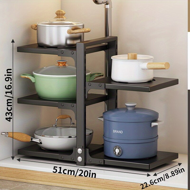 Estante organizador de cocina