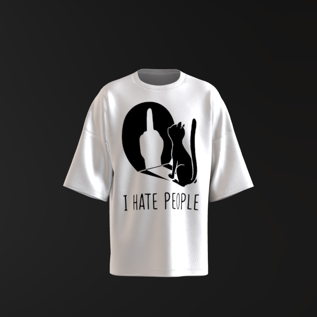 Playera 'I Hate People' ALV