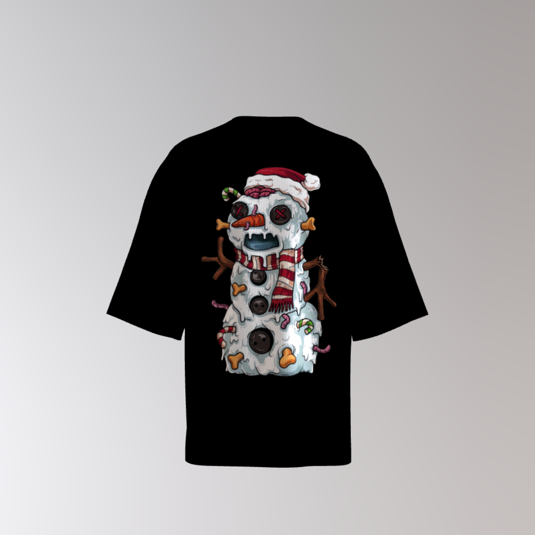 Playera Muñeco de Nieve Zombie ALV