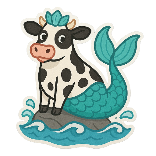 MerCow Sticker