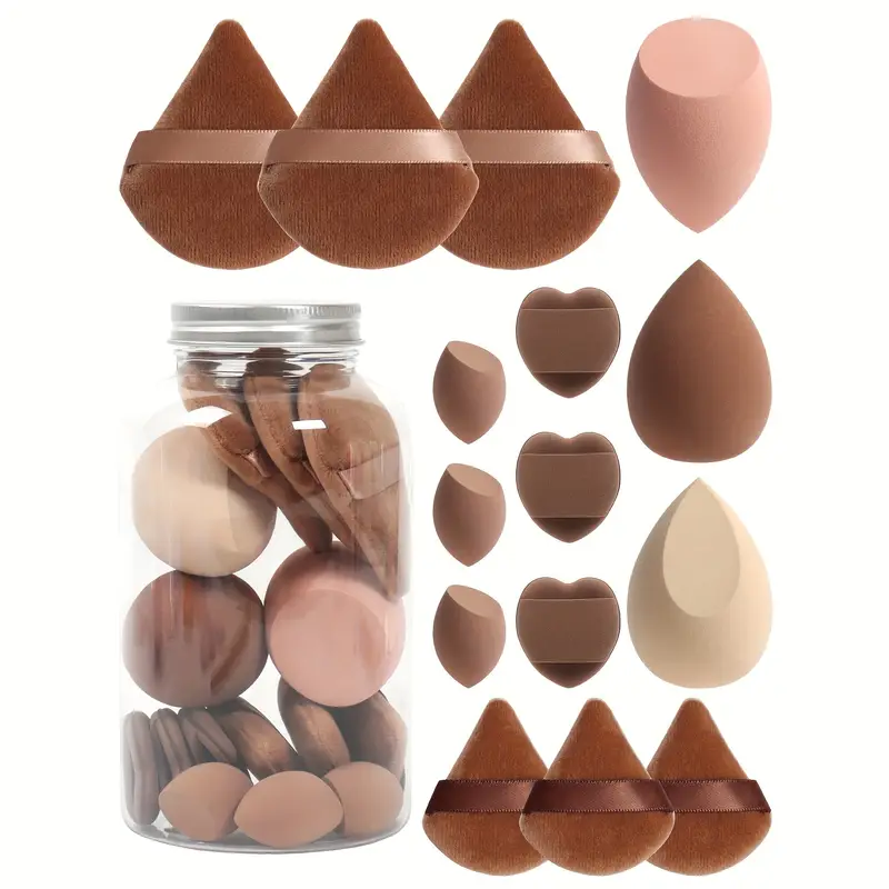 Makeup Sponge Set in a Jar