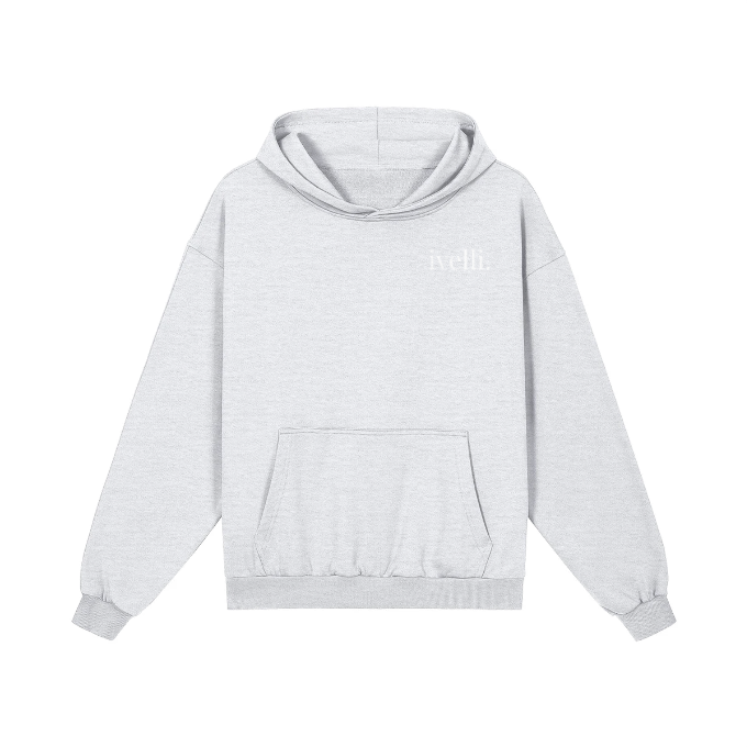 ivelli Light Gray hoodie women