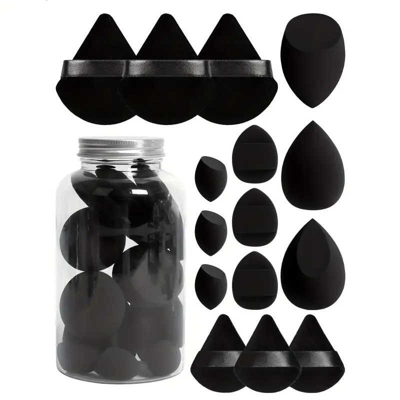 Makeup Sponge Set in a Jar