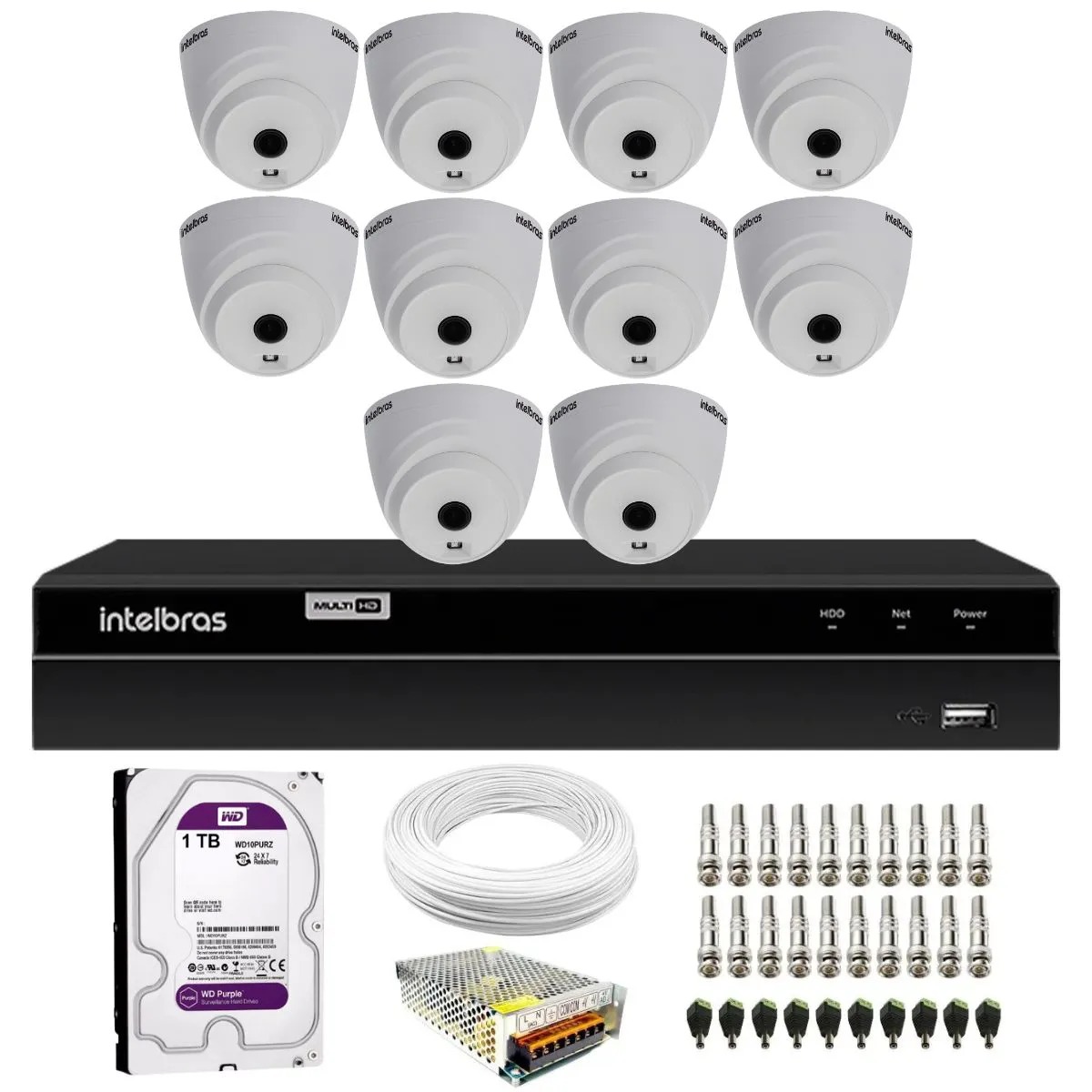 Kit de Câmeras de Segurança Intelbras