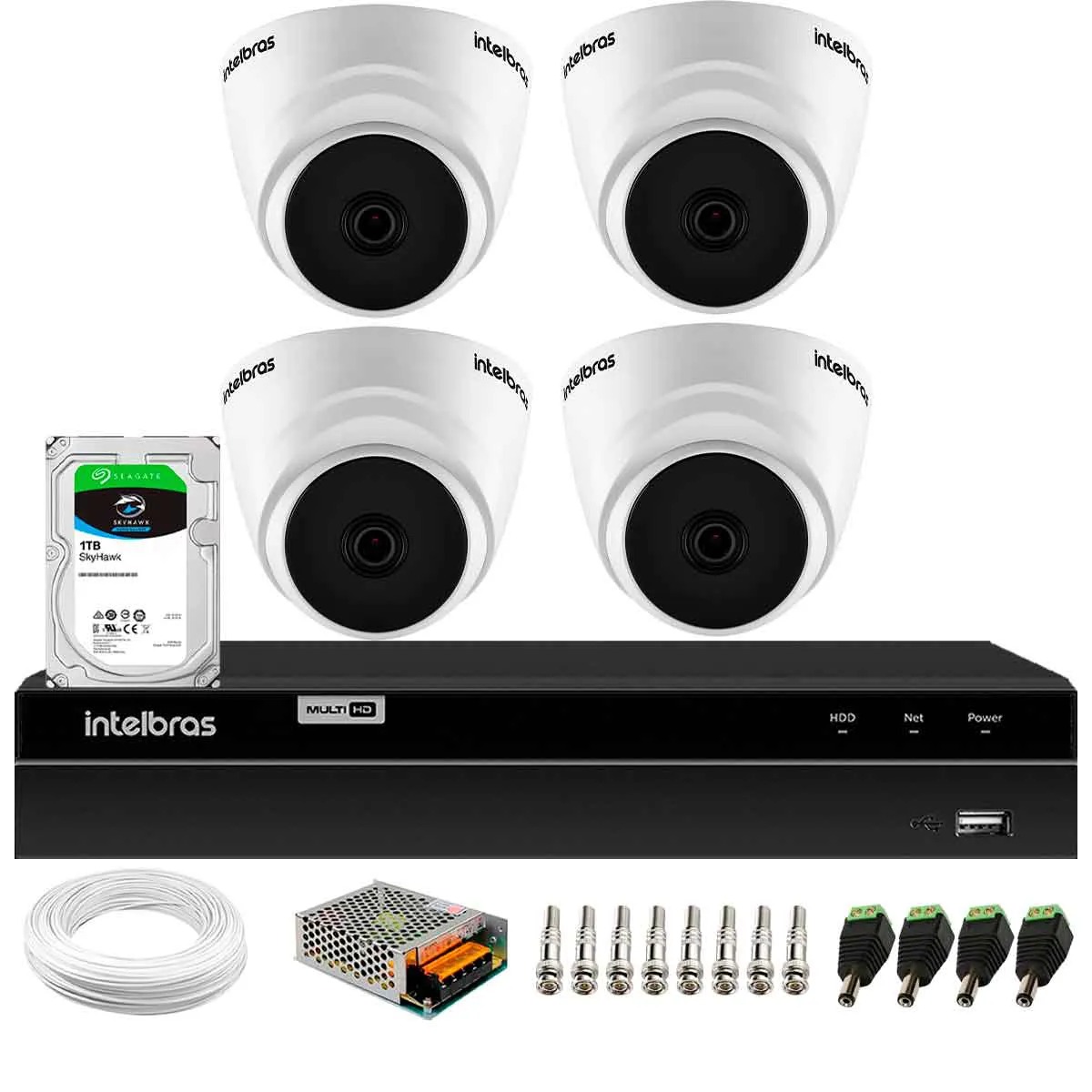 Kit de câmeras de segurança Intelbras