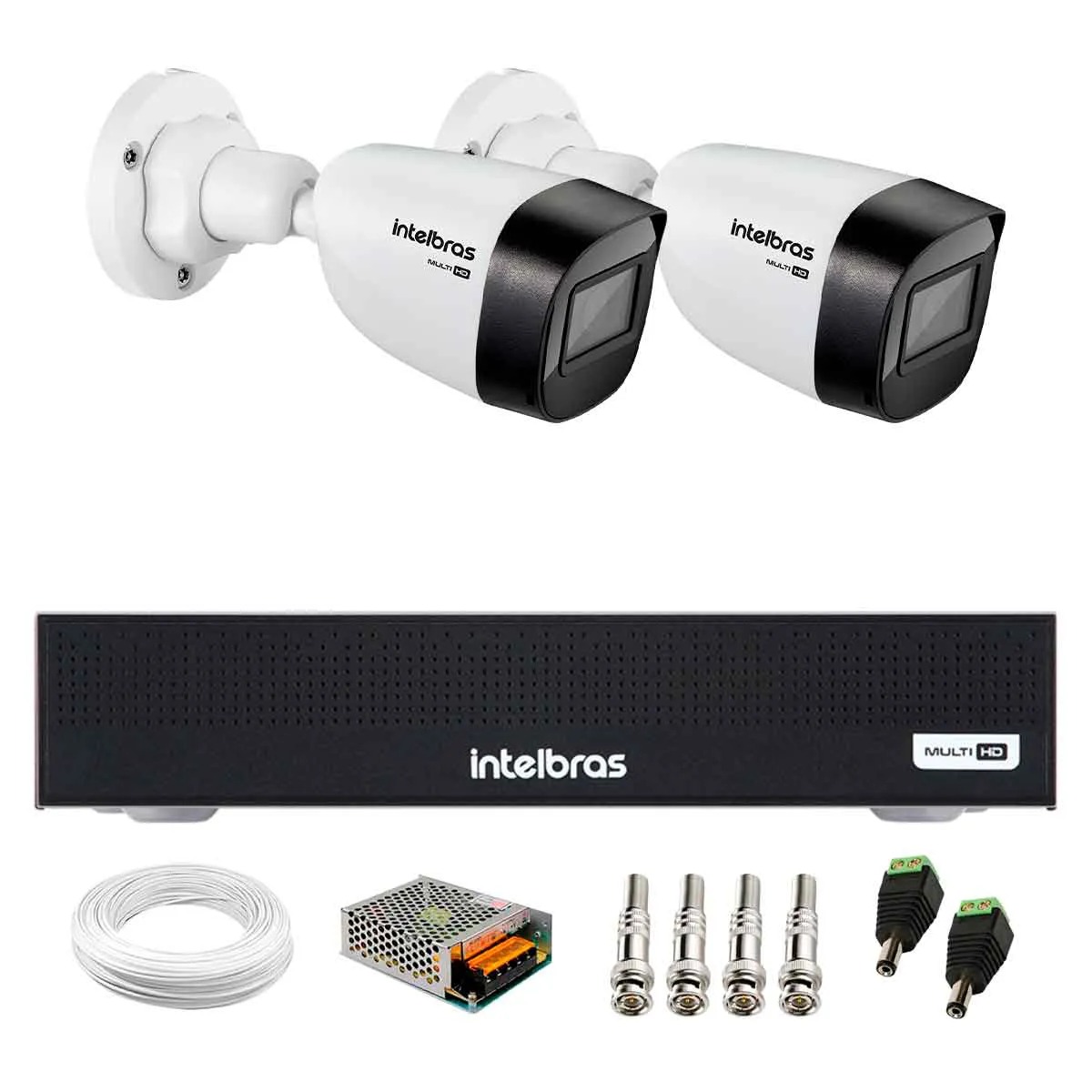 Kit de câmeras Intelbras para segurança