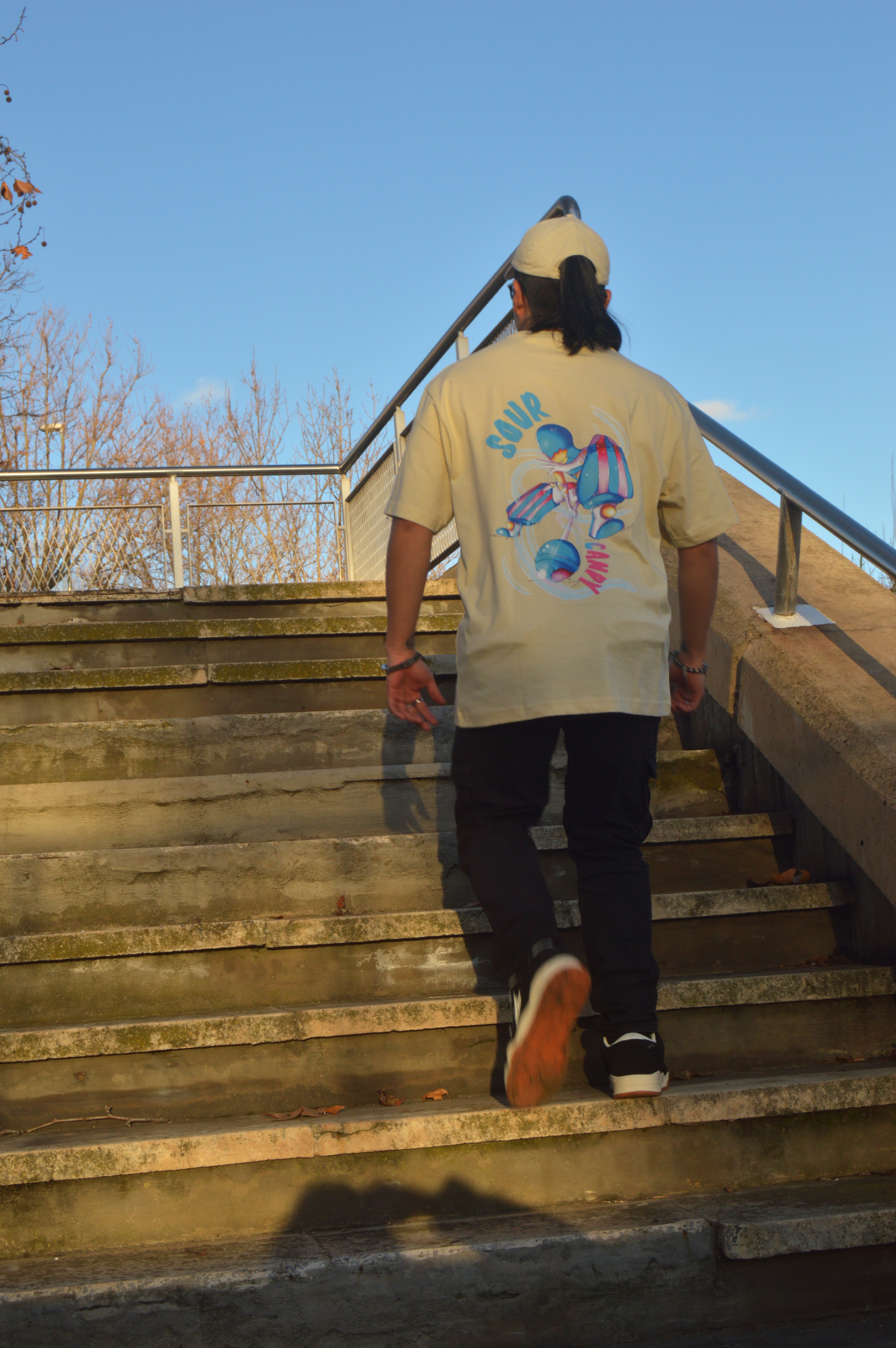 Camiseta Crema 100% Algodón