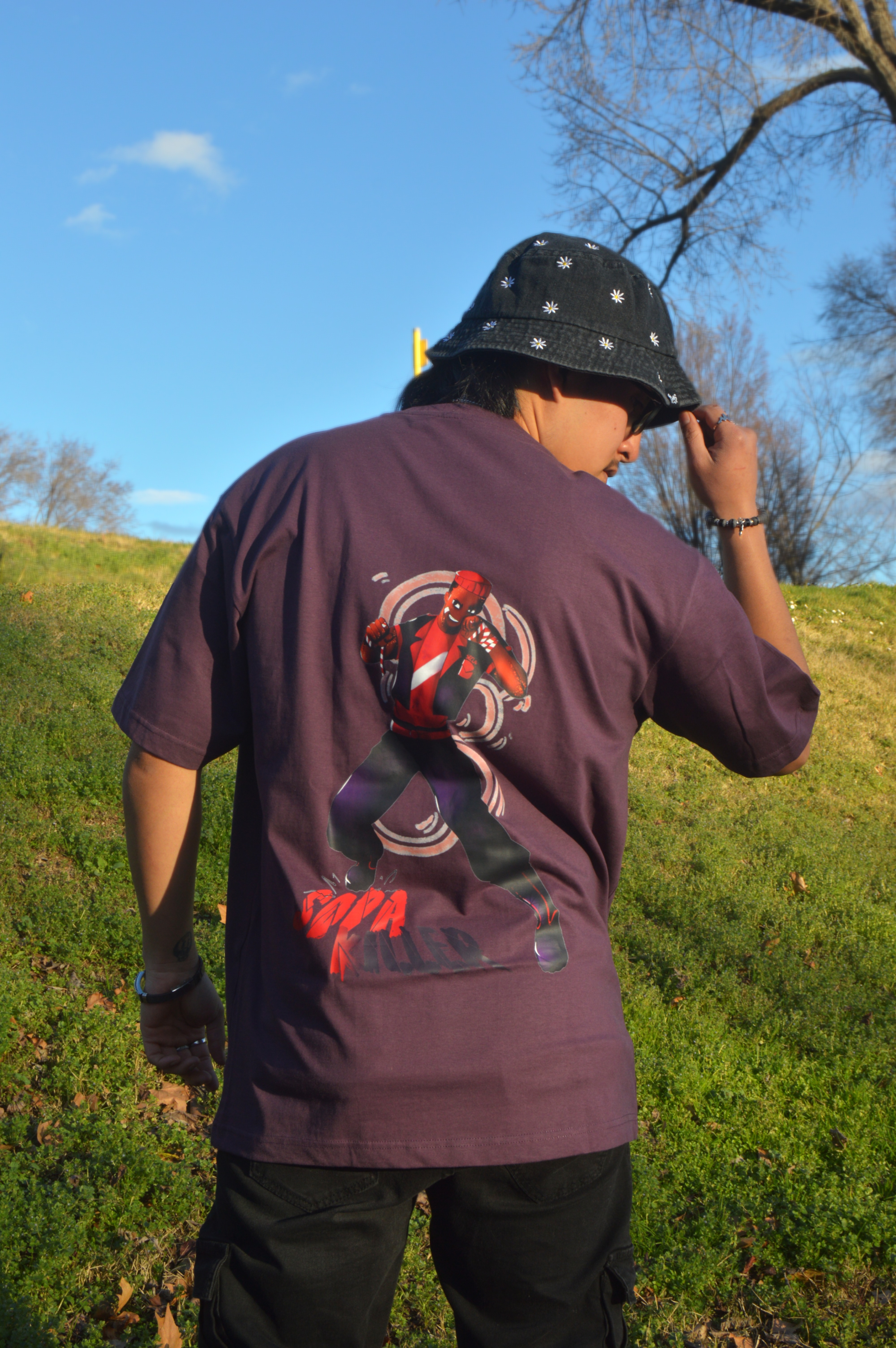 Camiseta purpura 100% Algodón