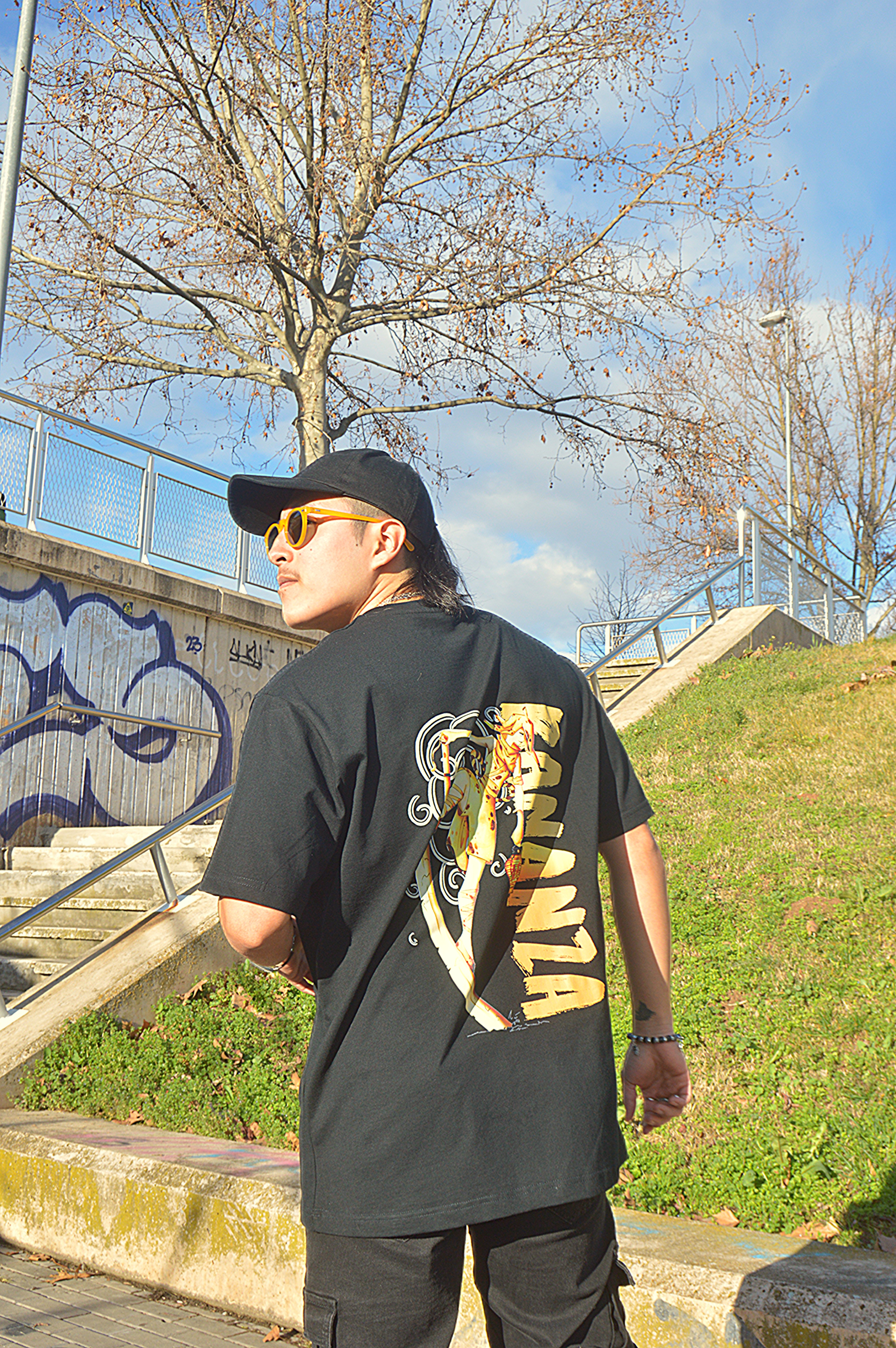 Camiseta negra 100% Algodón