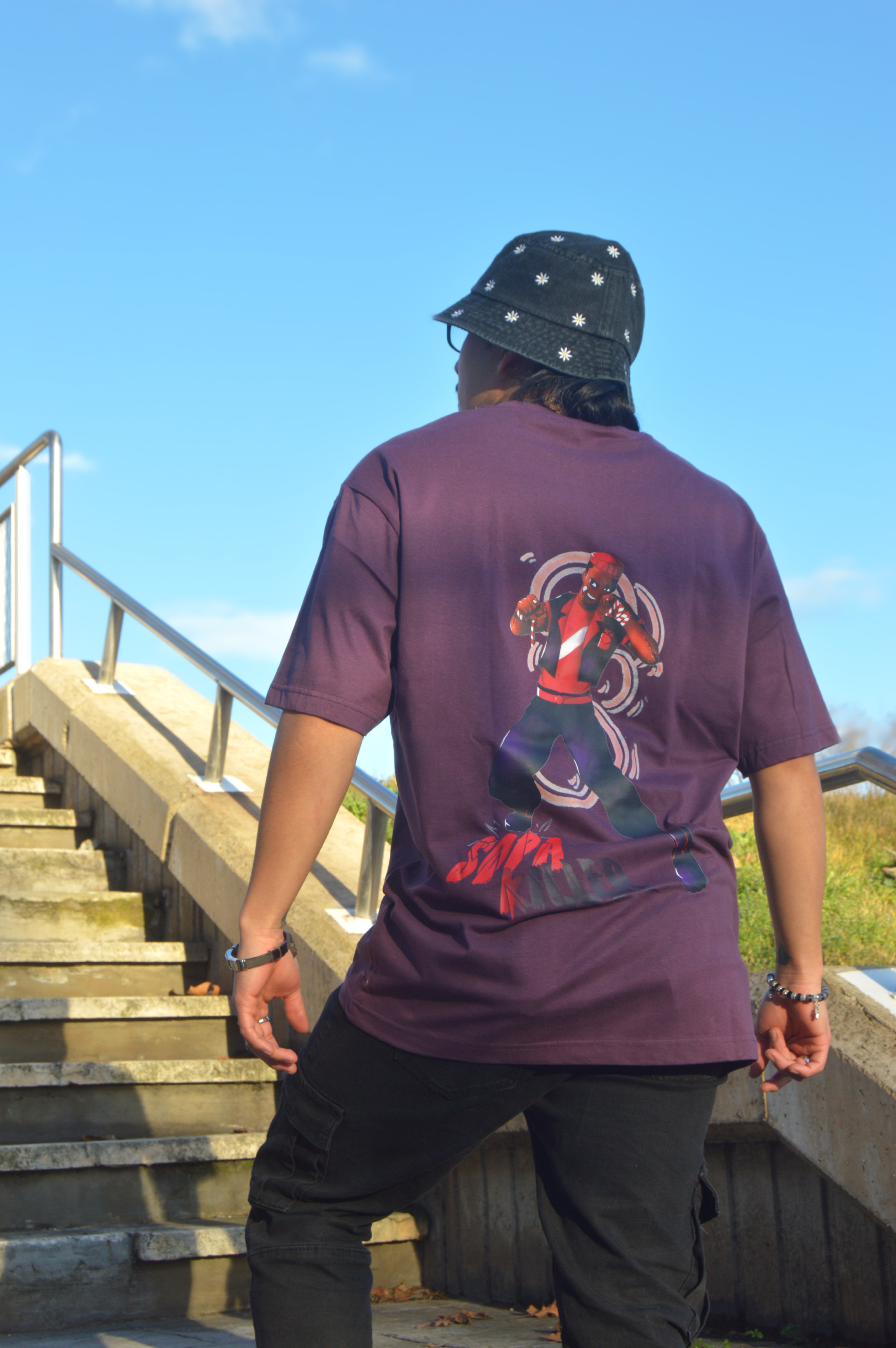 Camiseta purpura 100% Algodón