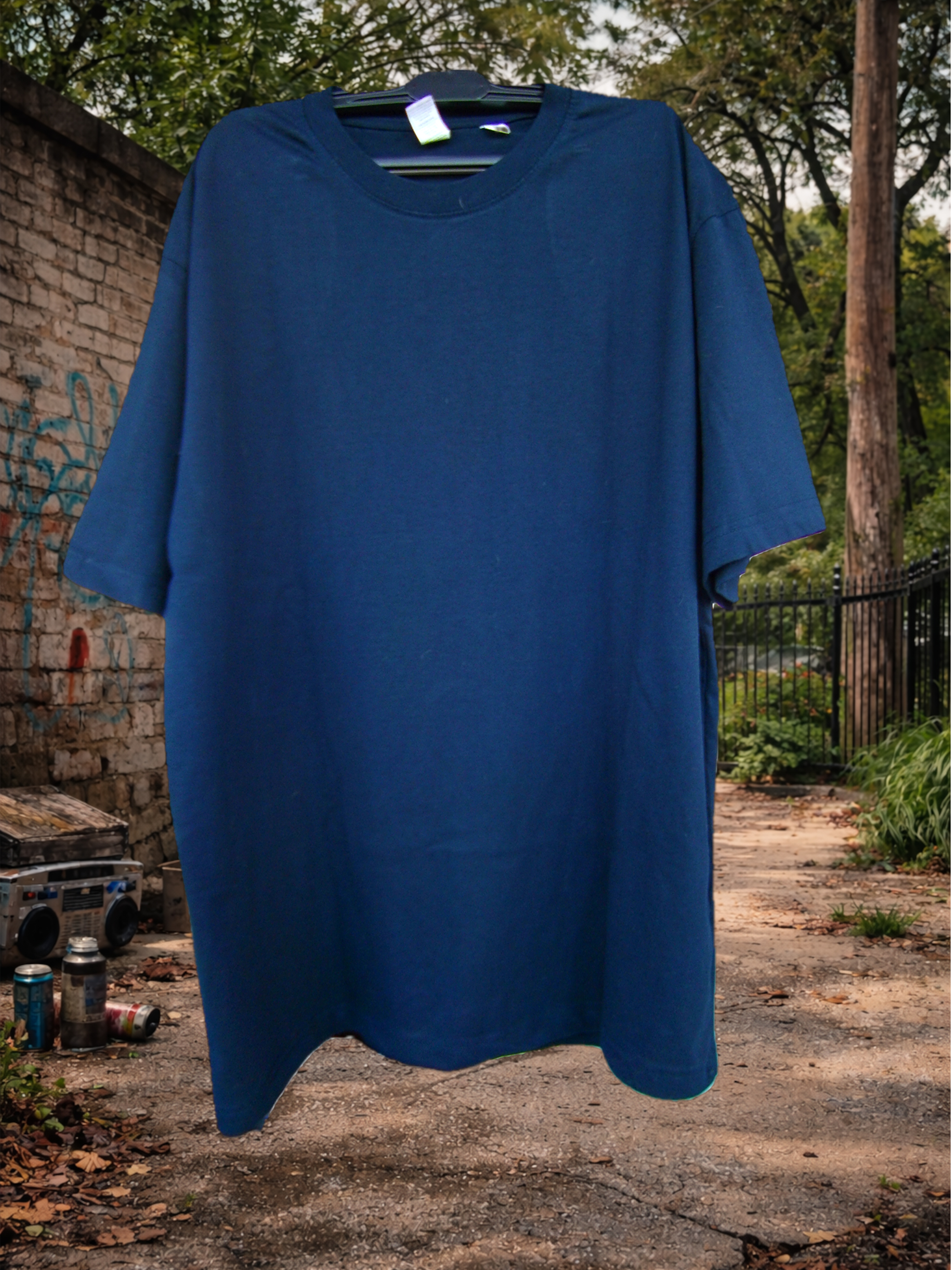 Camiseta Marino 100% Algodón