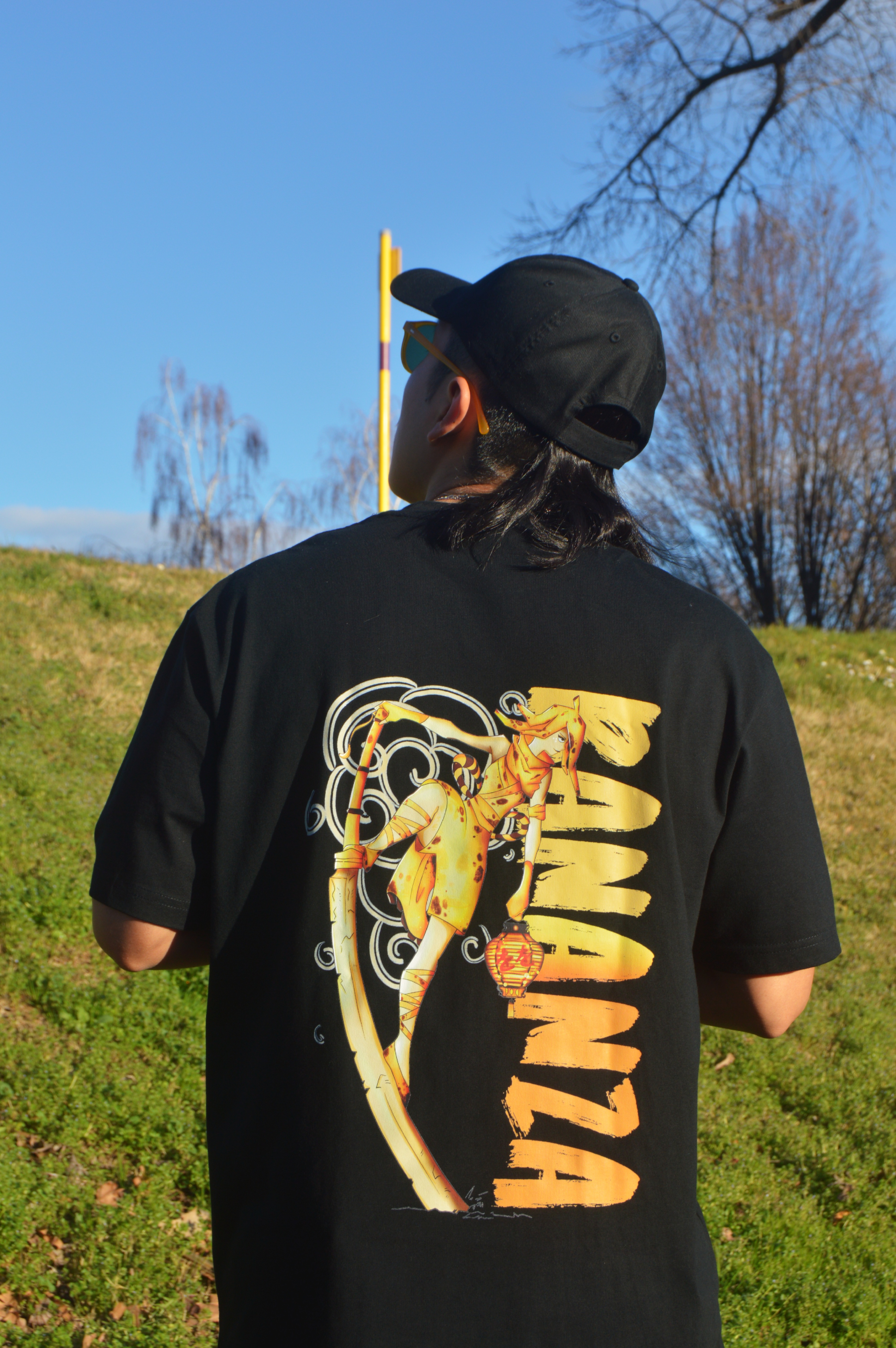 Camiseta negra 100% Algodón