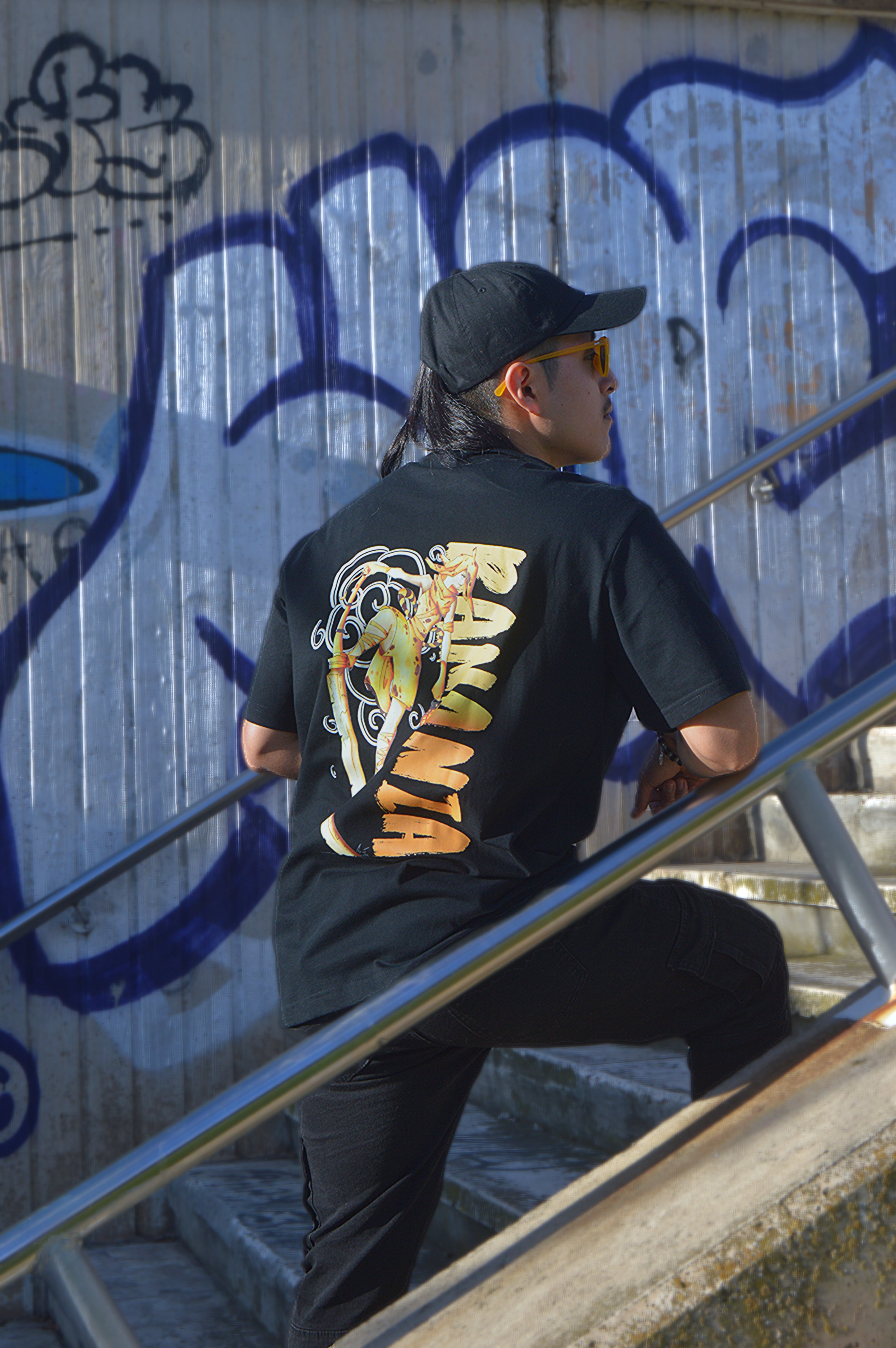 Camiseta negra 100% Algodón