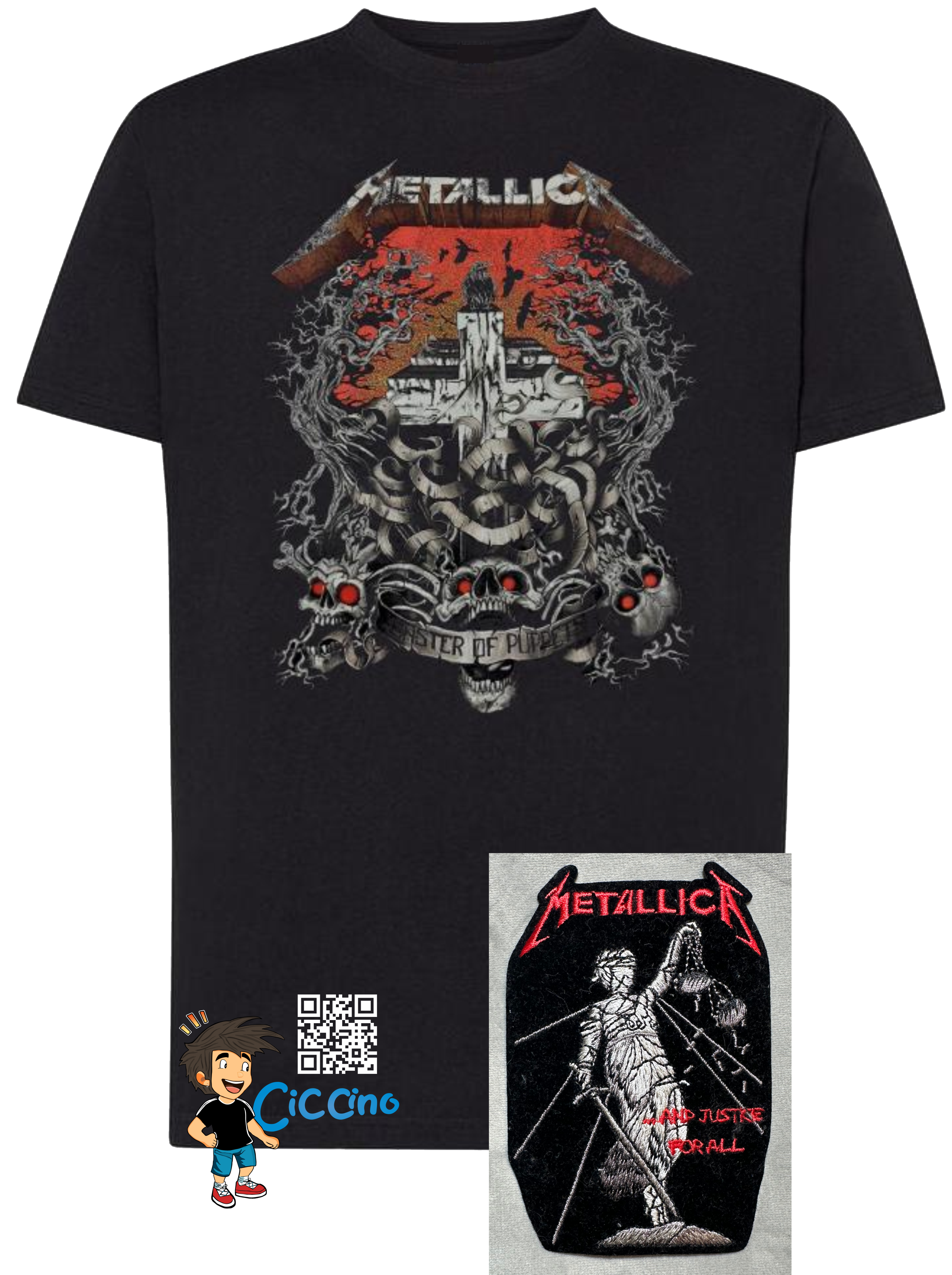 Camisetas de Musicales + Parche Bordado