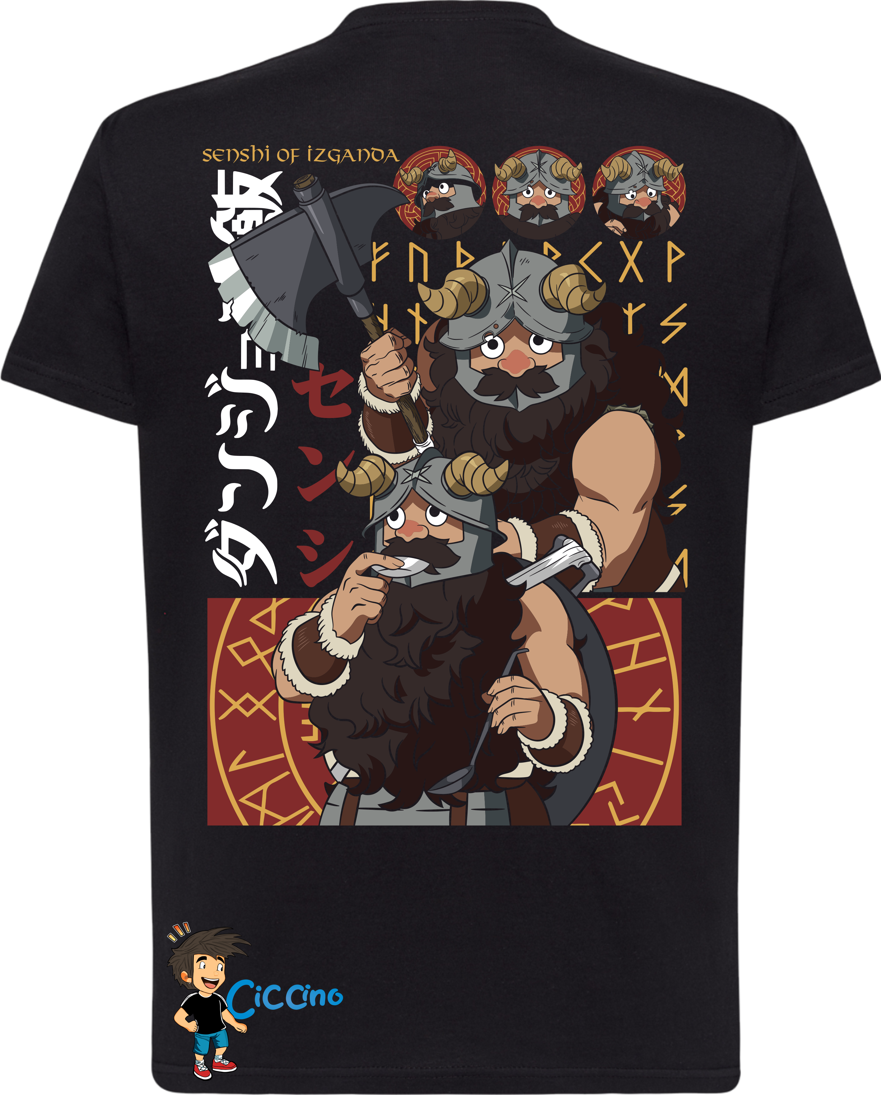 Camiseta Senshi Of Izganda 