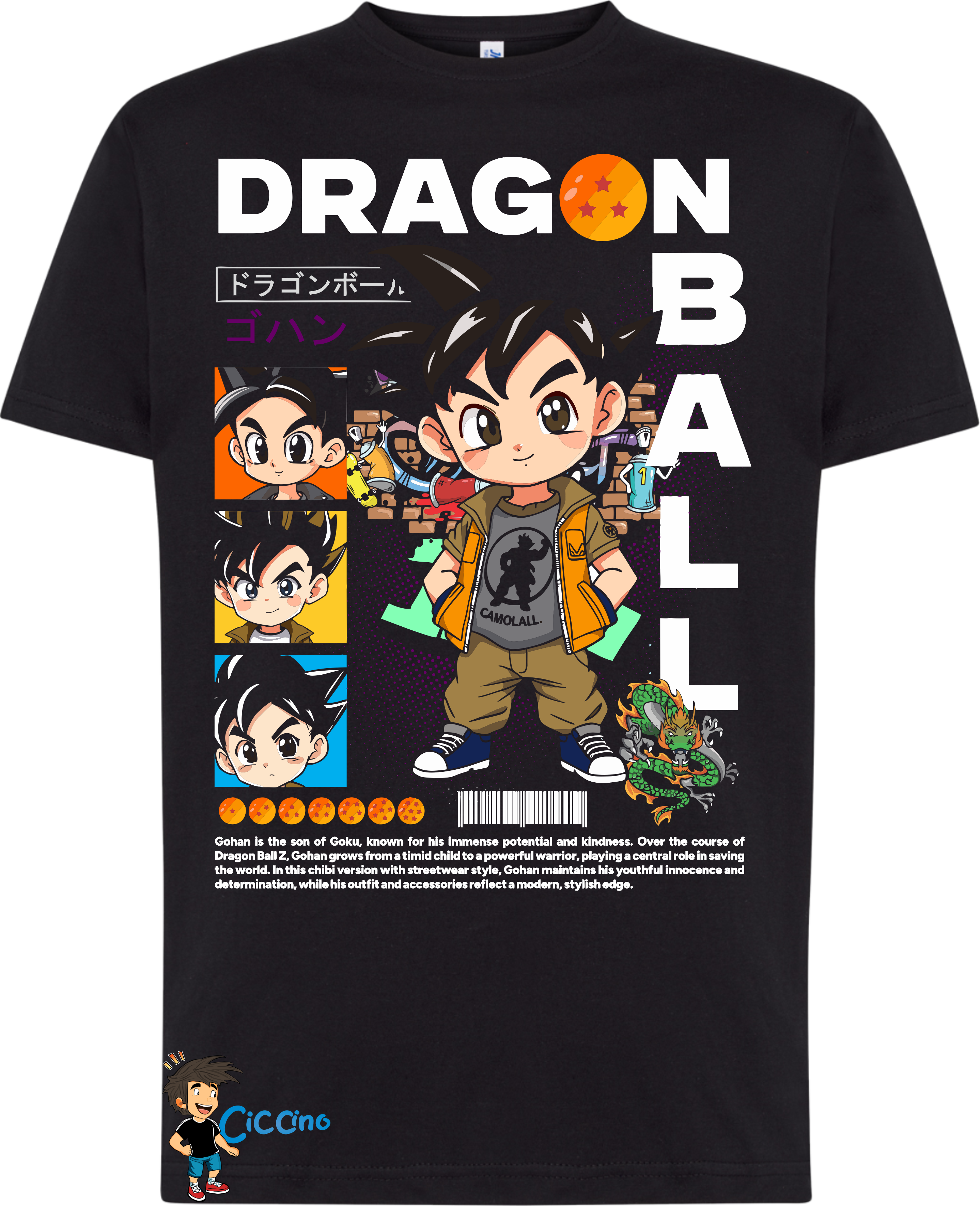Camiseta Dragon Ball 