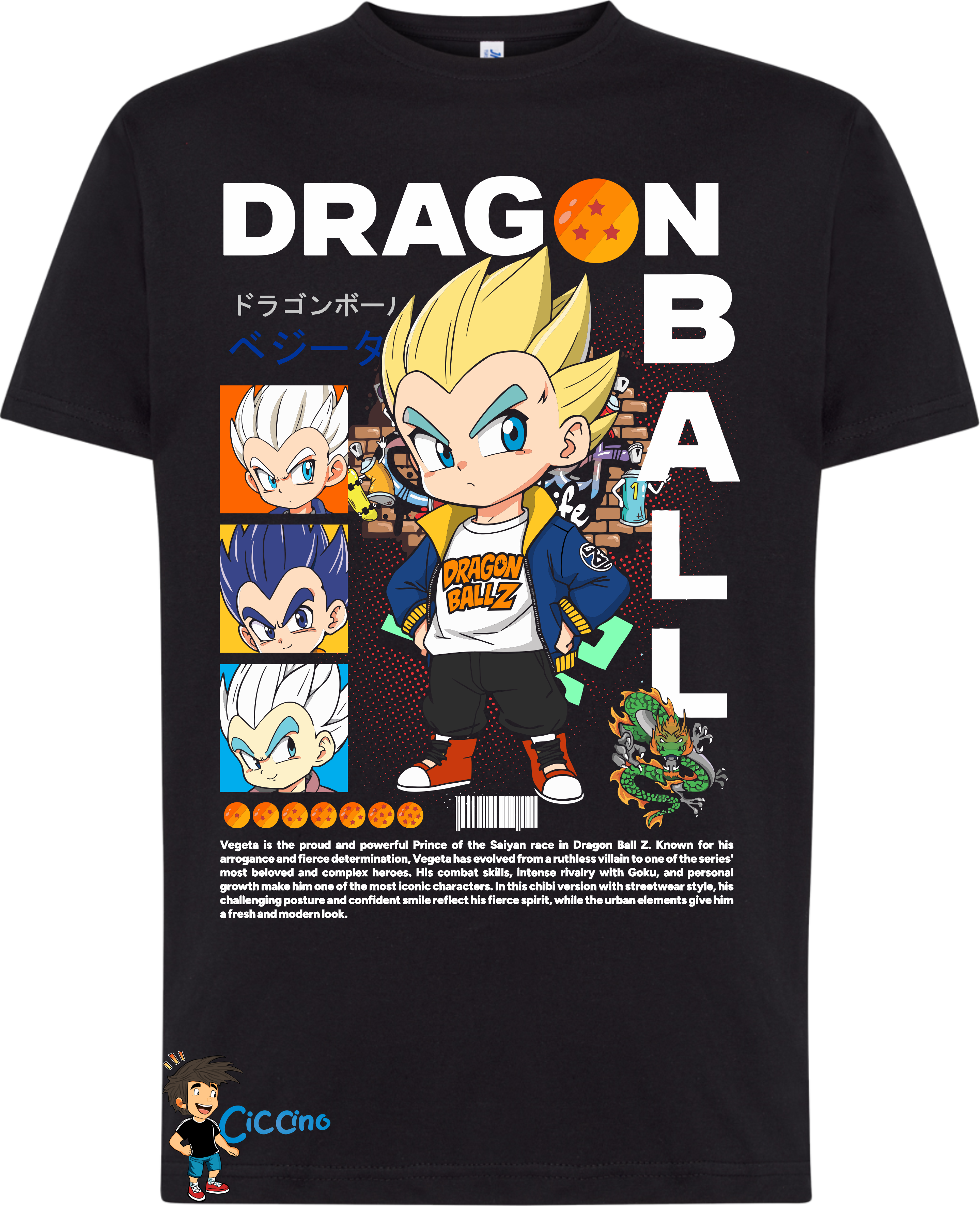 Camiseta Dragon Ball 