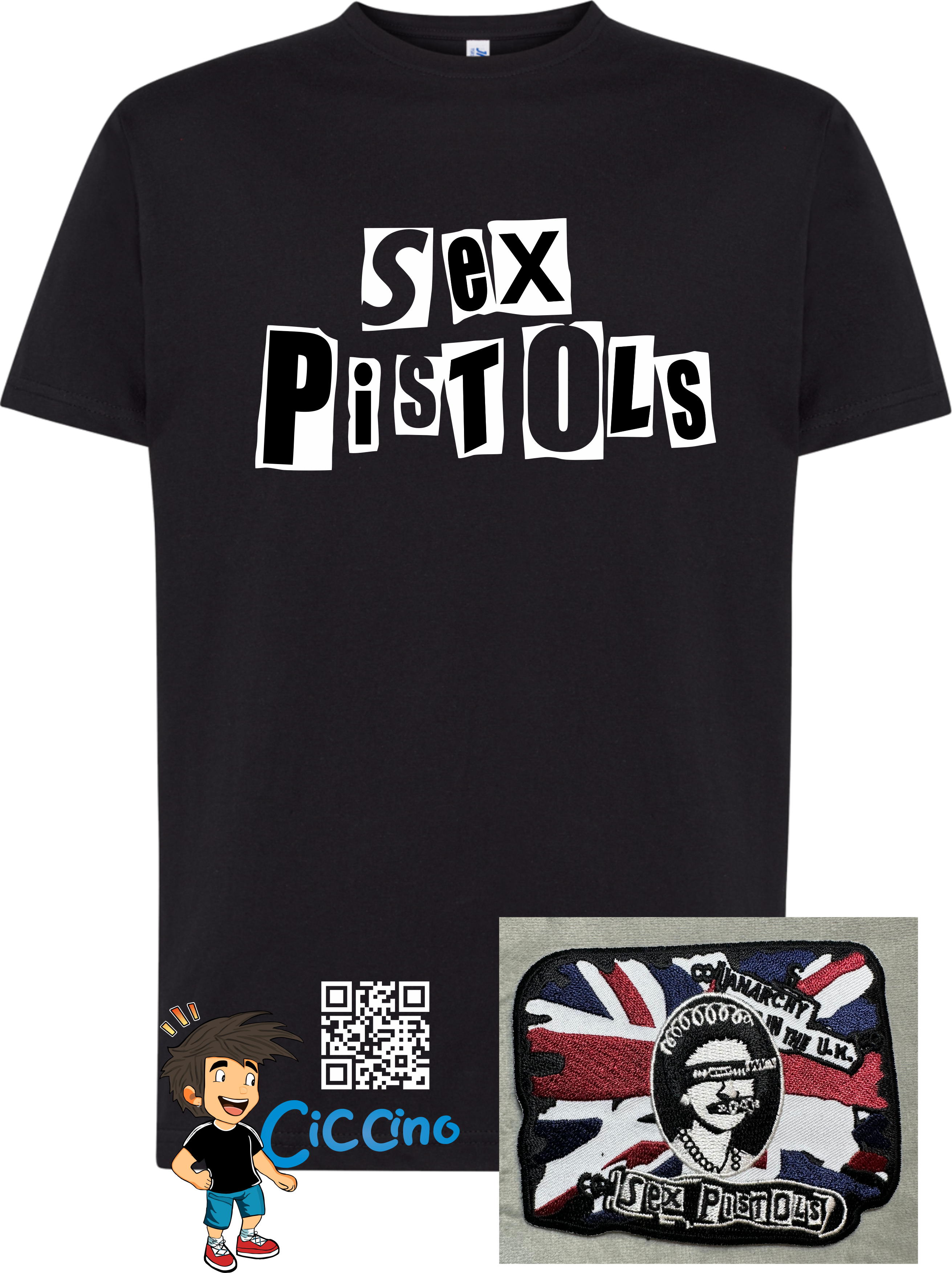 Camisetas de Musicales + Parche Bordado