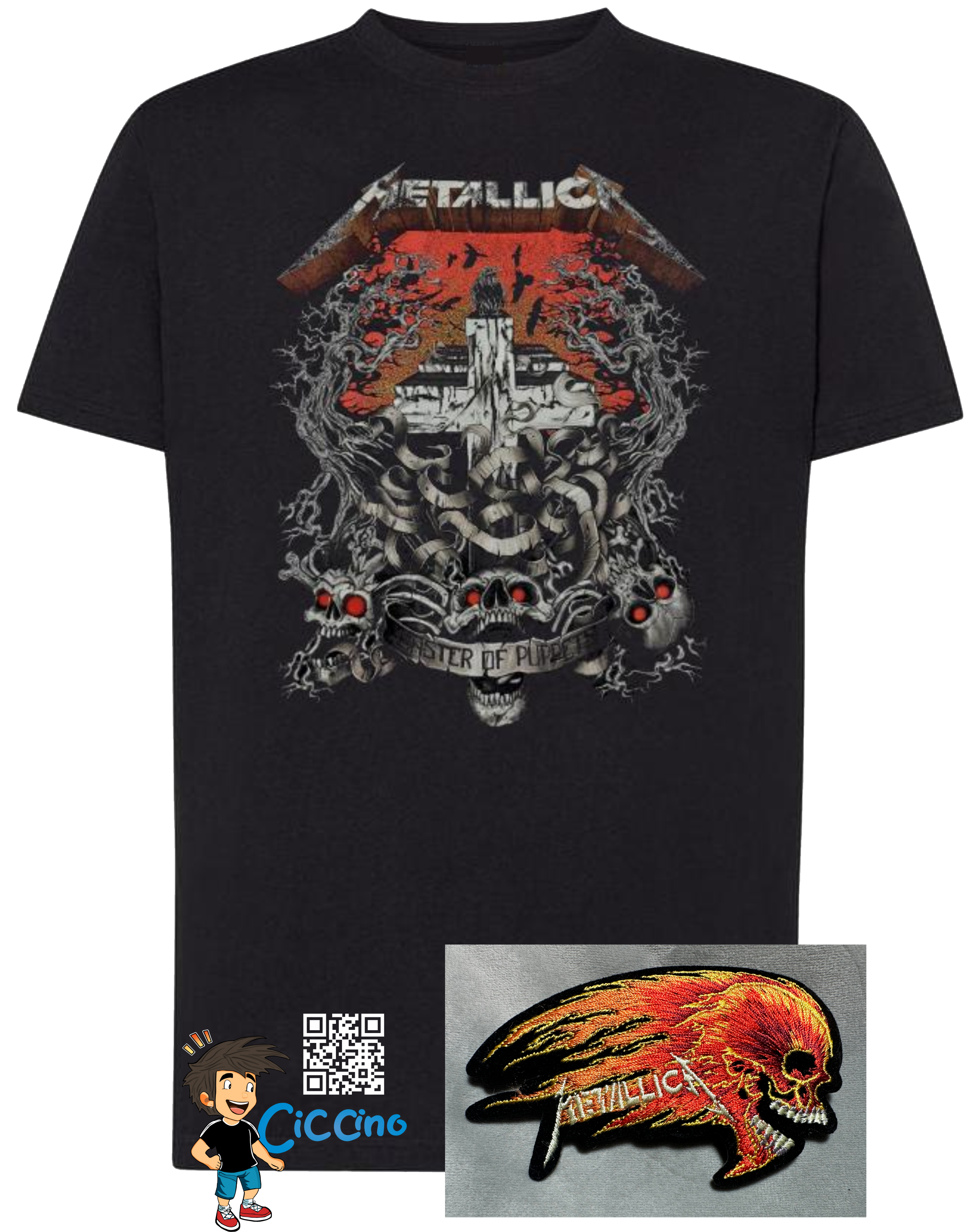 Camisetas de Musicales + Parche Bordado