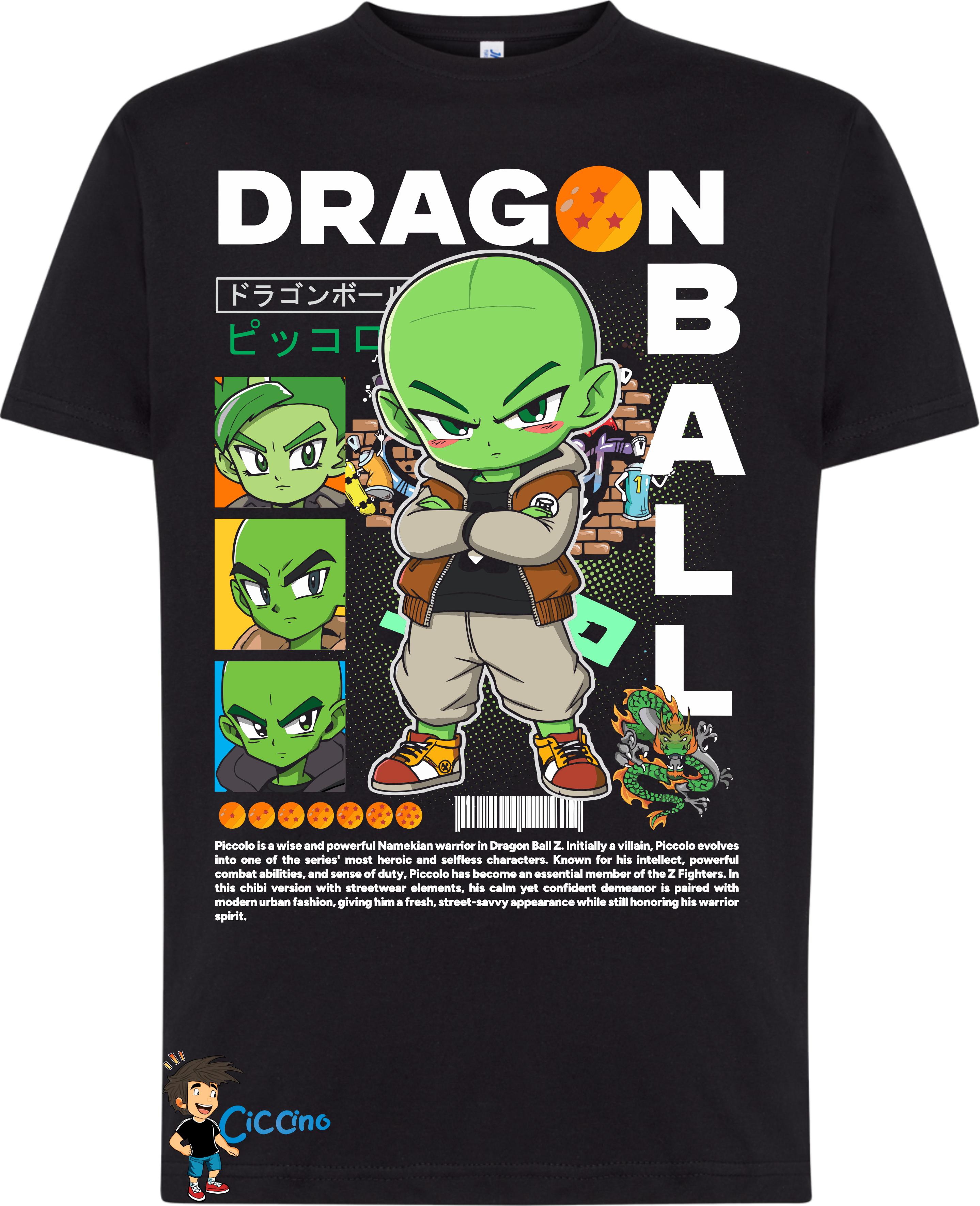 Camiseta Para Niño Dragon Ball 