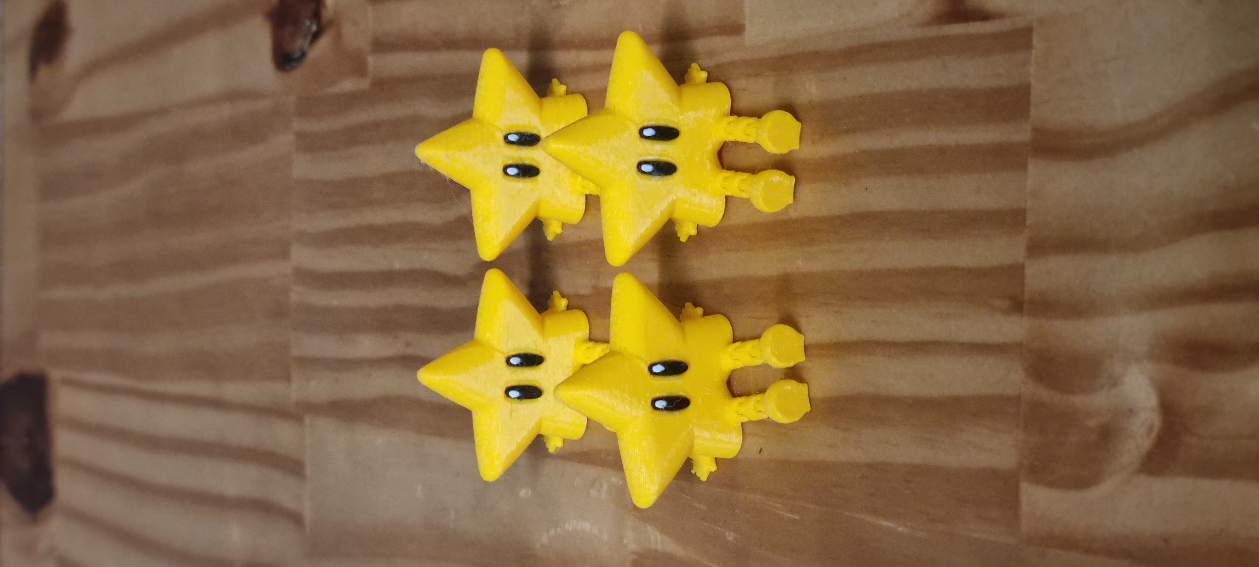 Estrela Amarela Articulada - Conjunto com 5 unidades