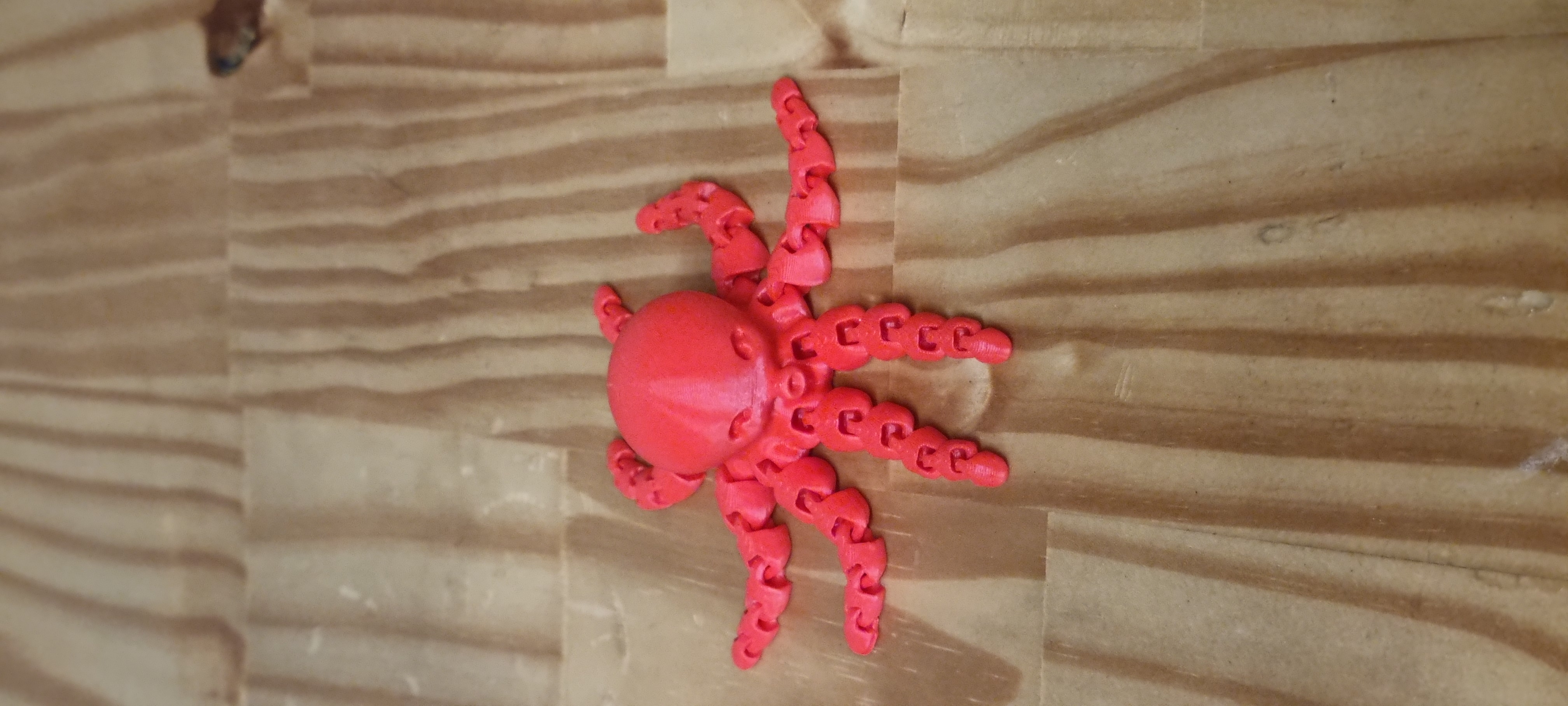 Polvo articulado em plástico