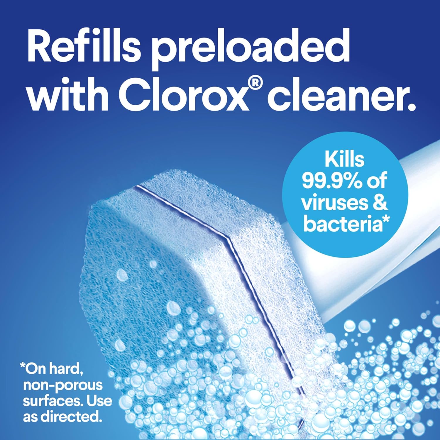 CLOROX ToiletWand Toilet Cleaning Refills, Disinfecting