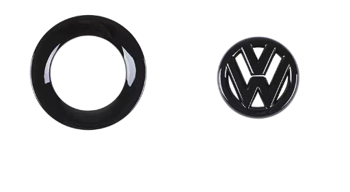 شعار فولكس فاجن أمامي أسود