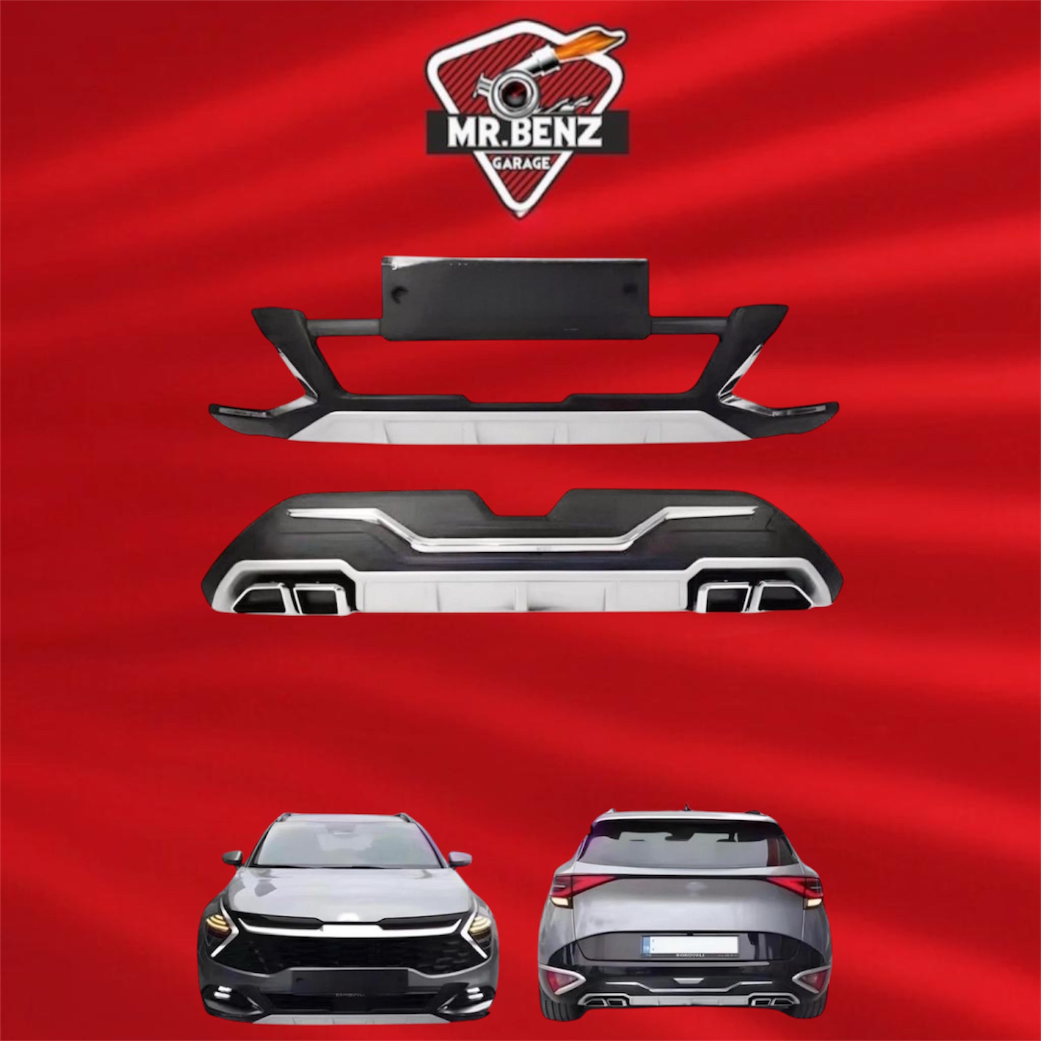 دفيوزر امامي وخلفي كيا سبورتاج 2022 2026