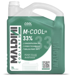 Maldini Coolant Green – Antifreeze 33% -5L
