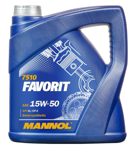 Mannol Favorit 15W-50 4L