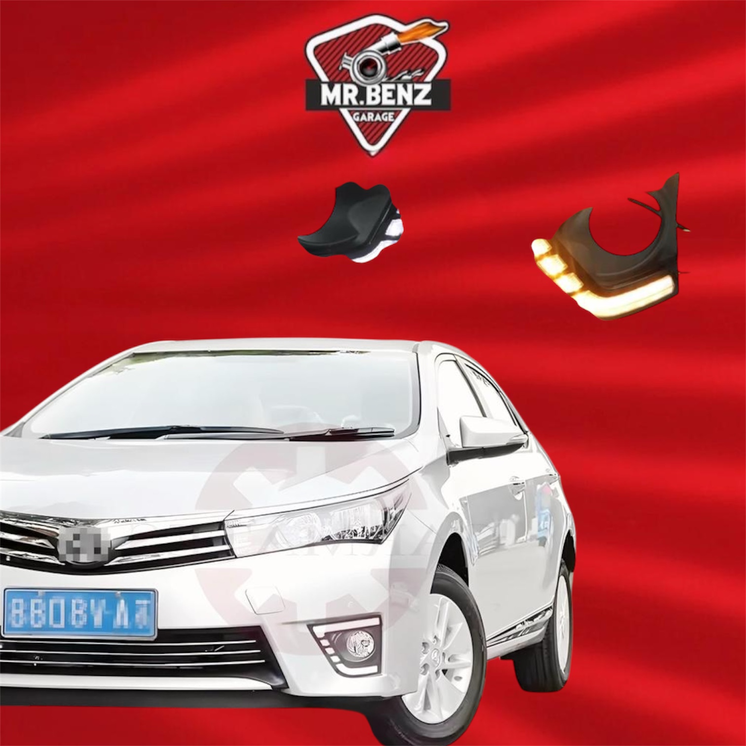 فوانيس شبورة تويوتا كورولا