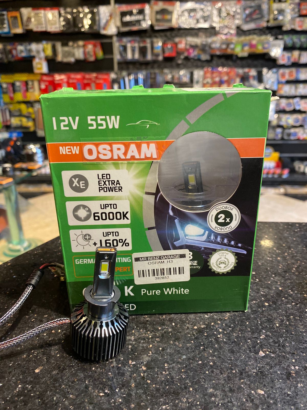 لمبة ليد  اوزرام h3 12V 55W