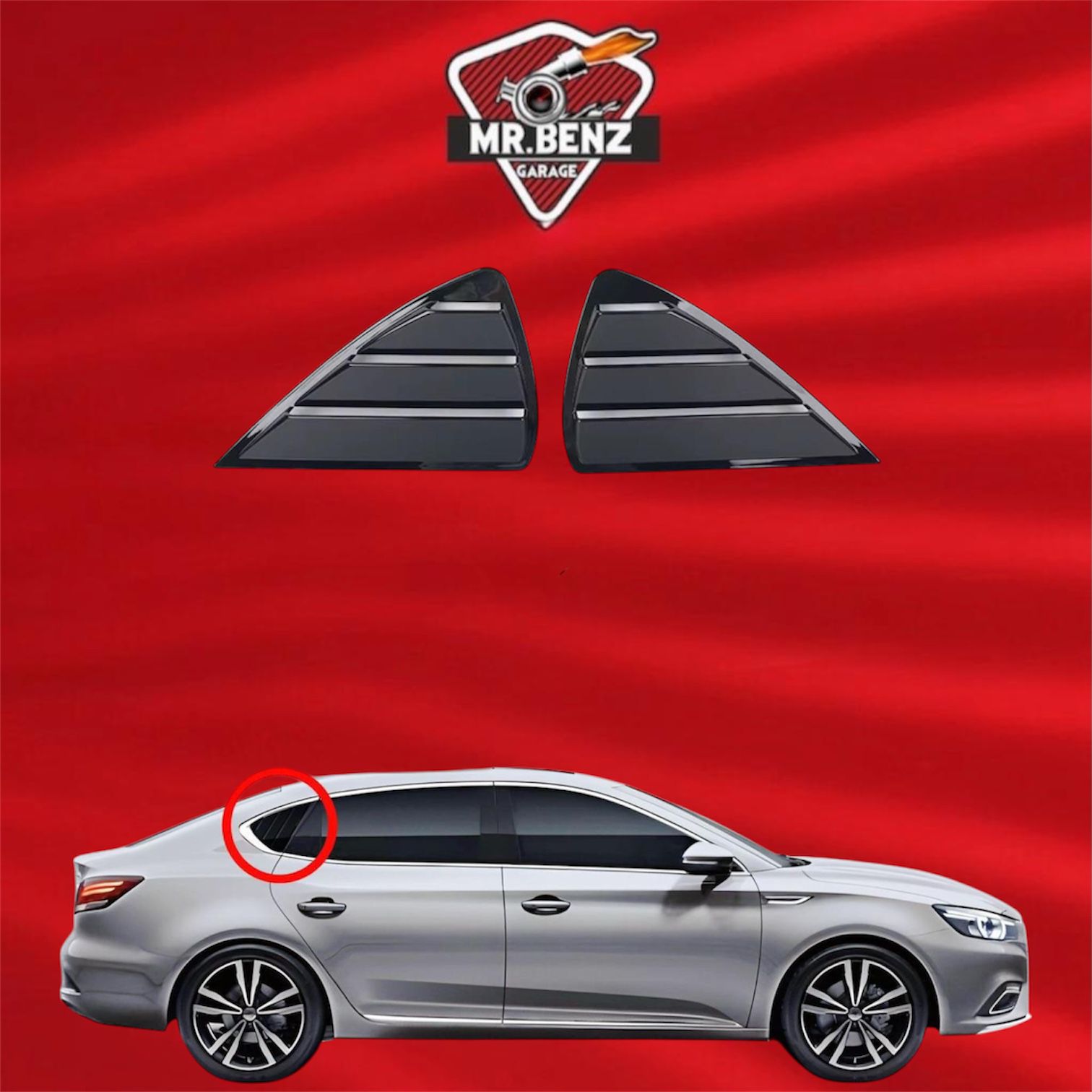 شاراعات زجاج خلفي رينو ميجان