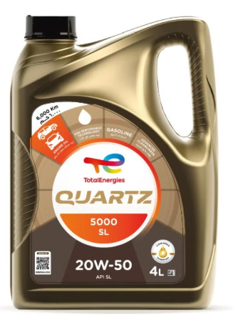 total QUARTZ 5000 SL 20W-50 - 4 Liter