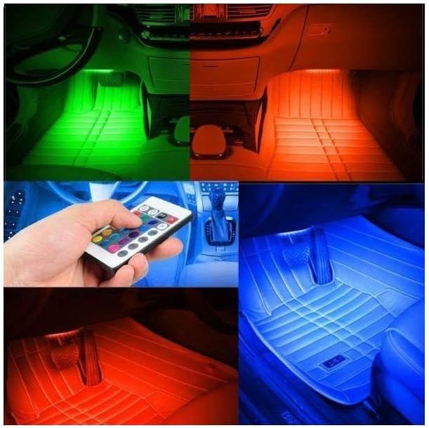 إضاءة LED للسيارة مع ريموت