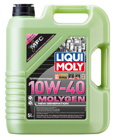 Liqui Moly A/C Liqui Moly - MOLYGEN New Generation 10w40 - Synthetic Engine Oil - 5L