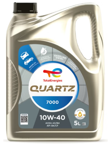total QUARTZ 7000 10W-40 Synthetic Technology - 5L (10,000 Km)