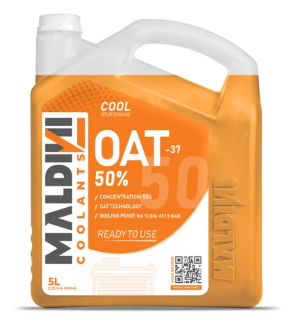 Maldini Oat Coolant Orange – Antifreeze 50% – 5L