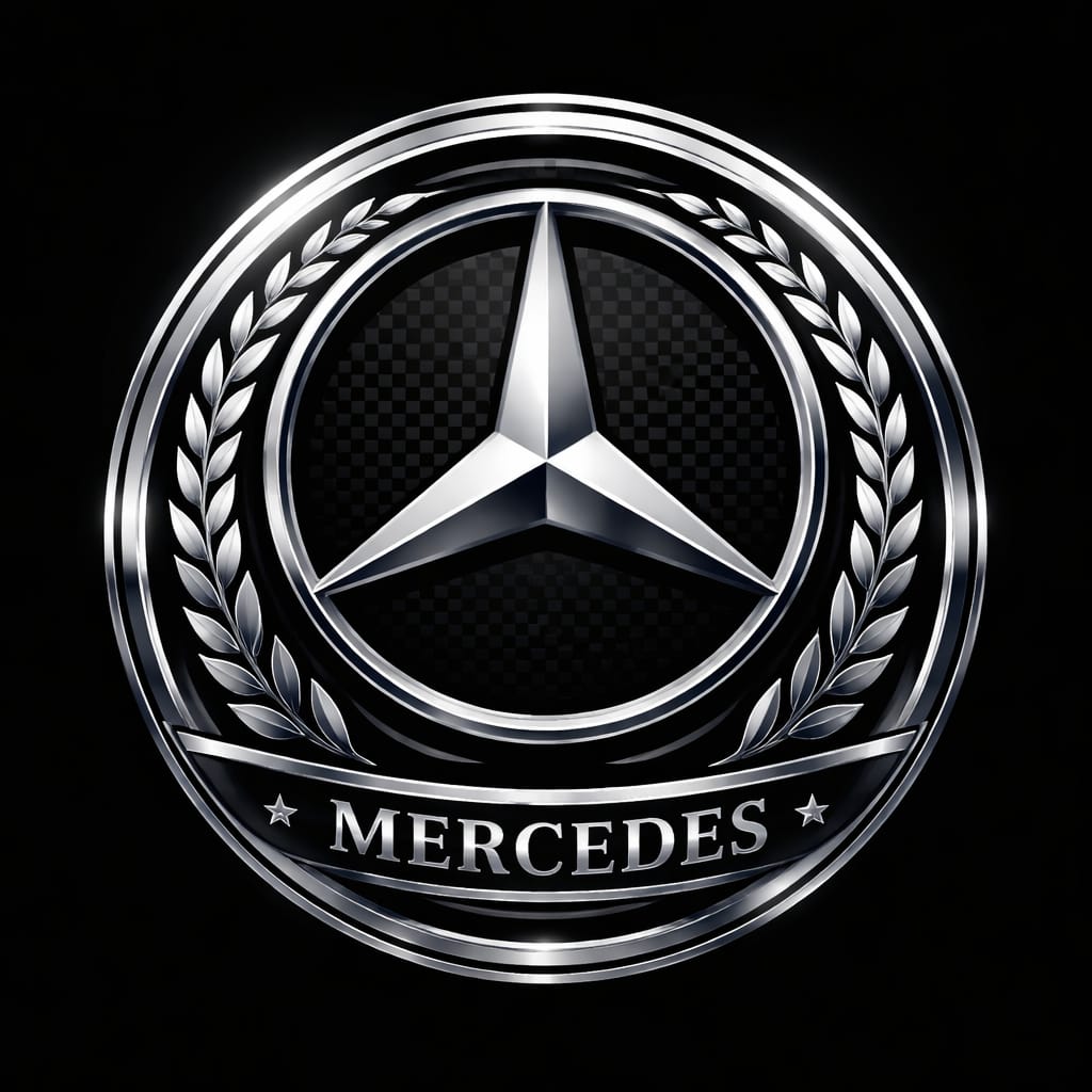 شعار مرسيدس المعدني
