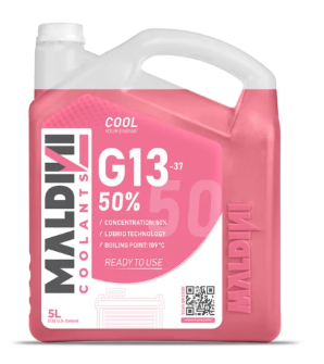 Maldini G13 Coolant Red– Antifreeze 50% – 5L