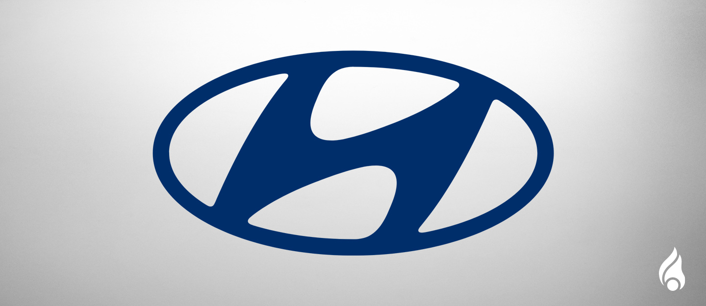 شعار هيونداي معدني