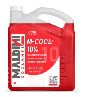 Maldini Coolant Red- Anti freeze 10% – 5L