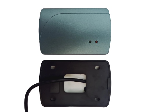 Mifare Reader, RS232 and RS485, Read/Write or Read SNR mode configurable, supports Mifare Classic (1K/4K), Plus, Ultralight EV1, and Desfire EV1/EV2. Waterproof