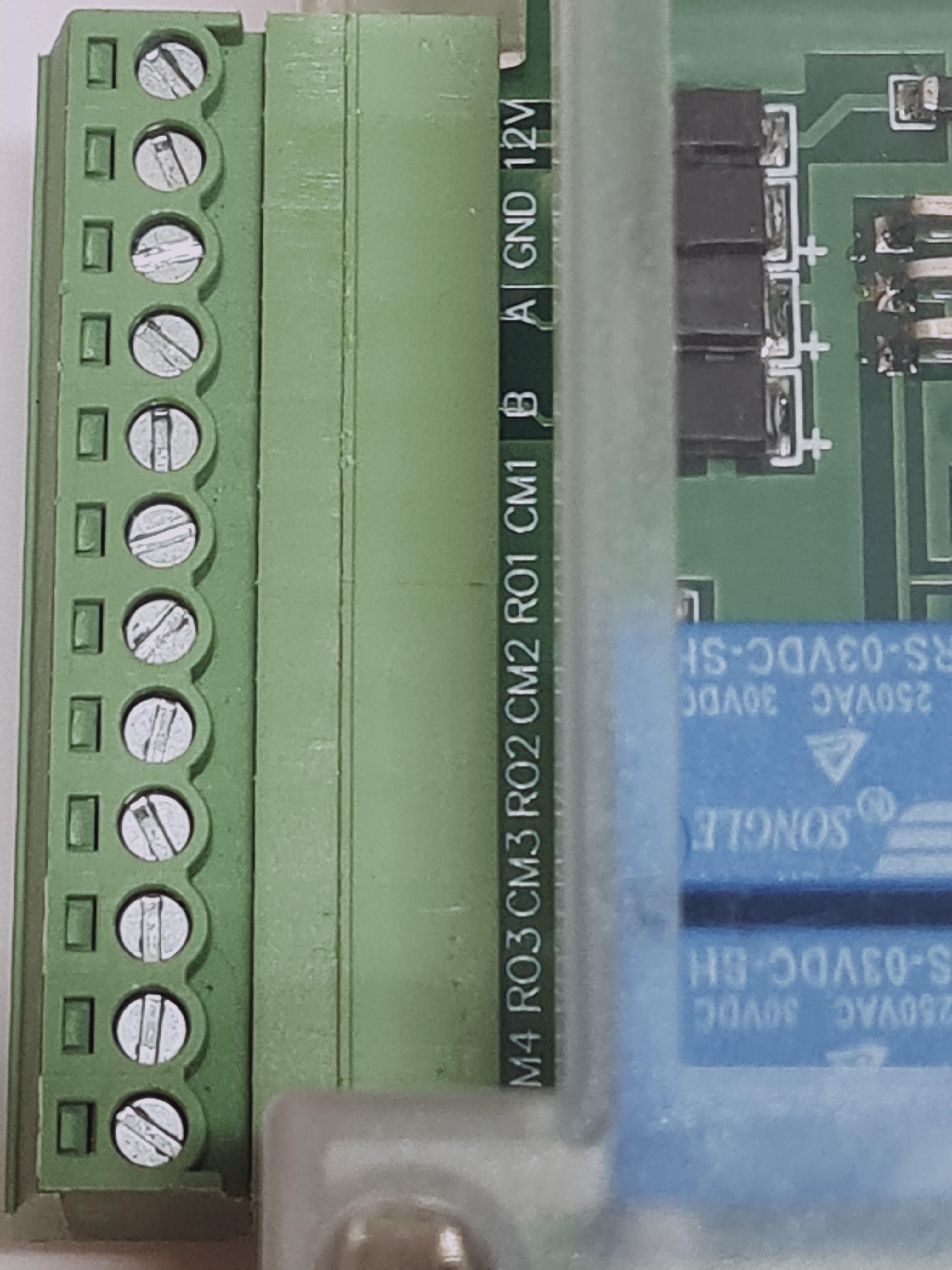 RS485 8-Point Relay Board, two-wire, simple protocol, COM and NO relay output