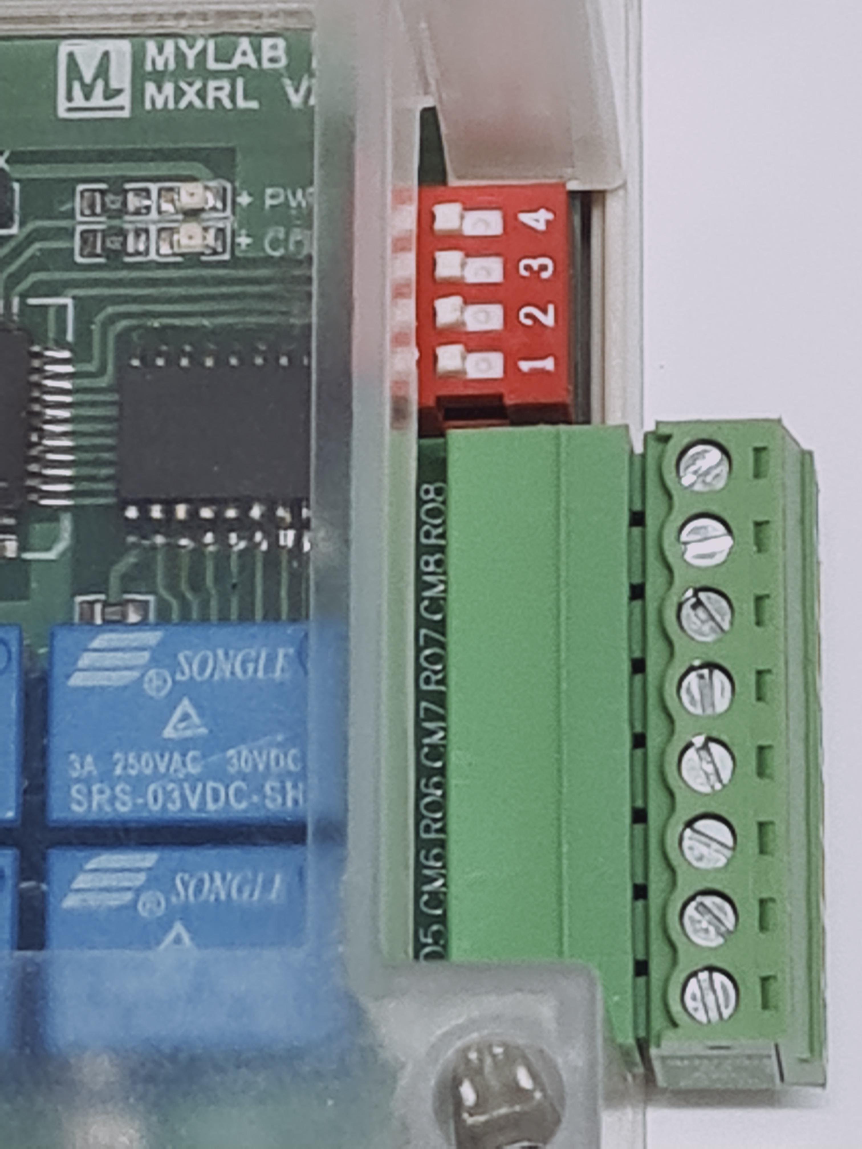 RS485 8-Point Relay Board, two-wire, simple protocol, COM and NO relay output