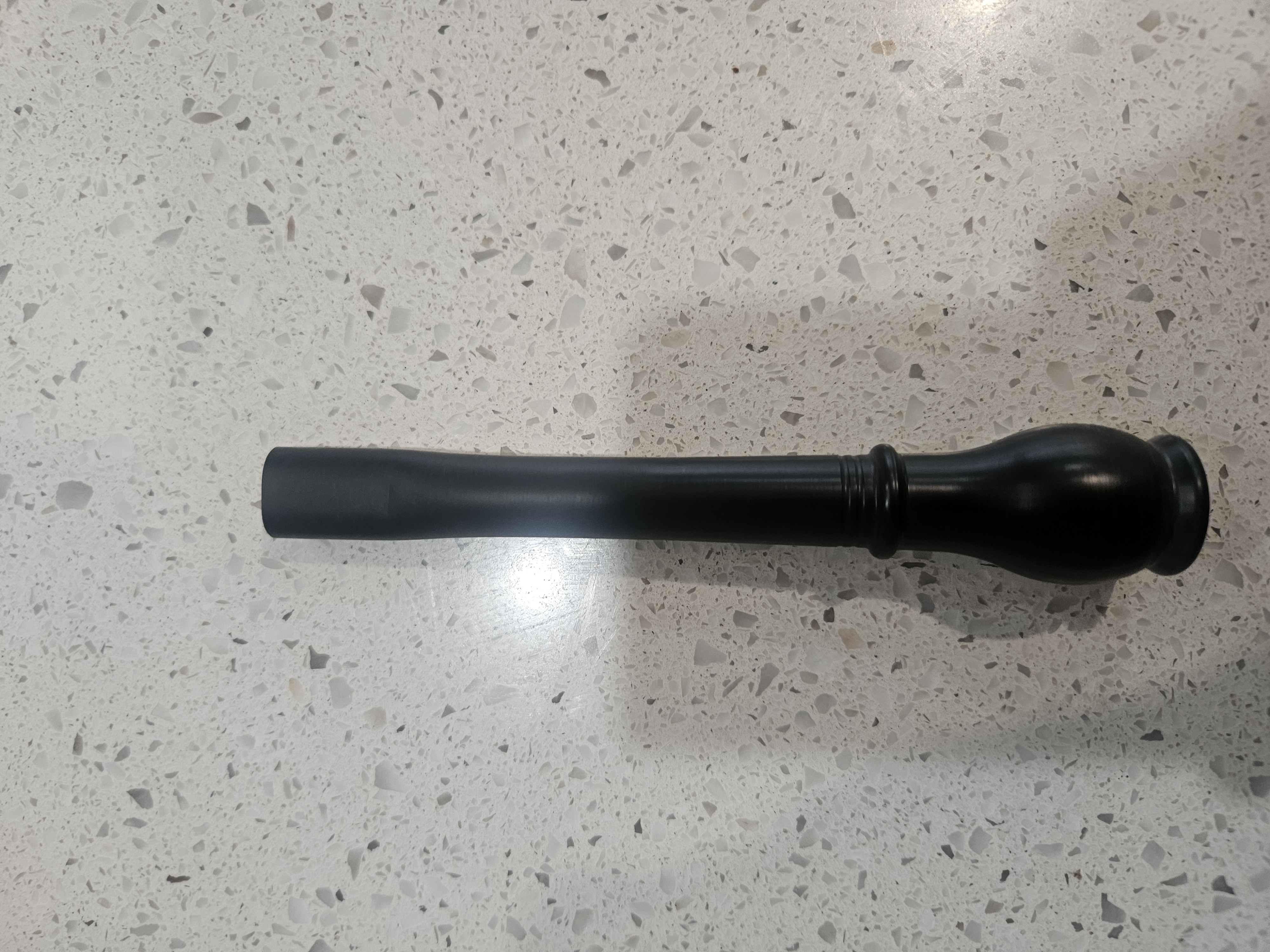 Blowpipe mouthpiece oval