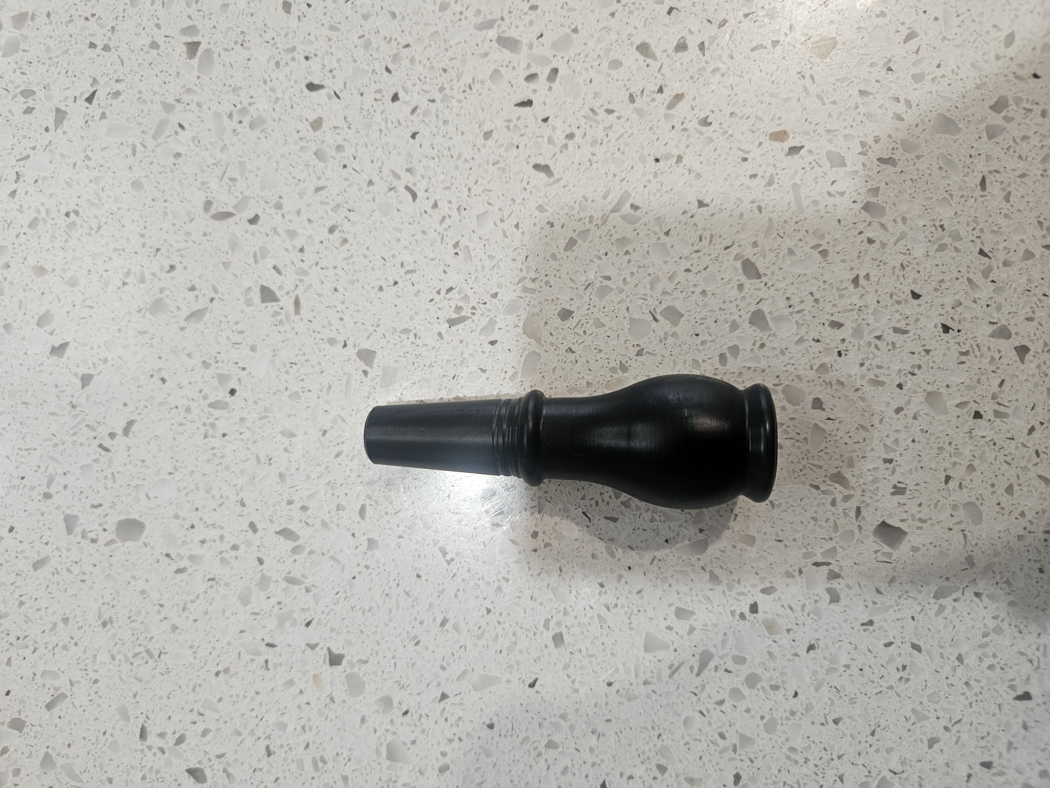 Blowpipe mouthpiece round